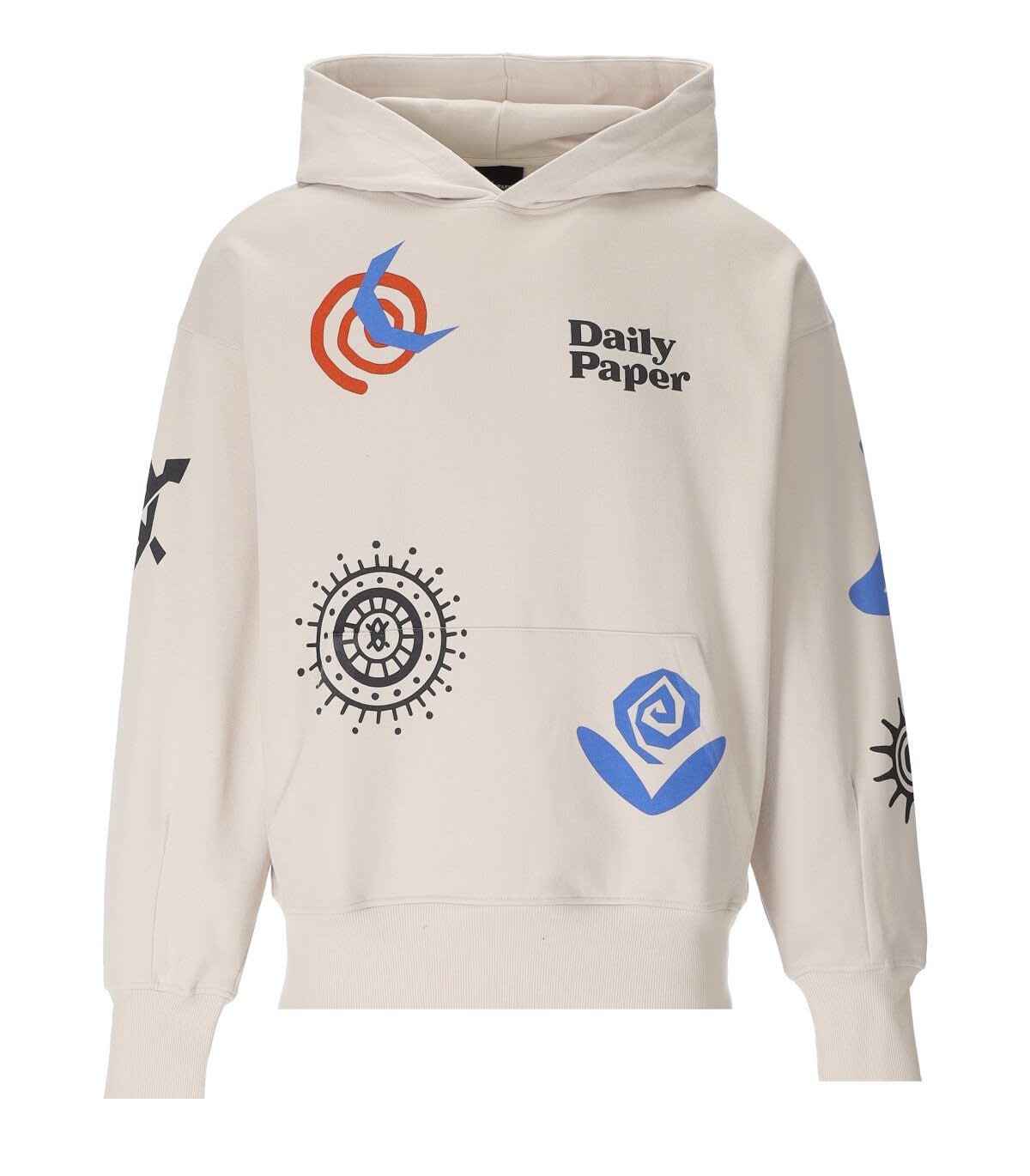 DAILY PAPER DAILY PAPER PUSCREN BEIGE HOODIE
