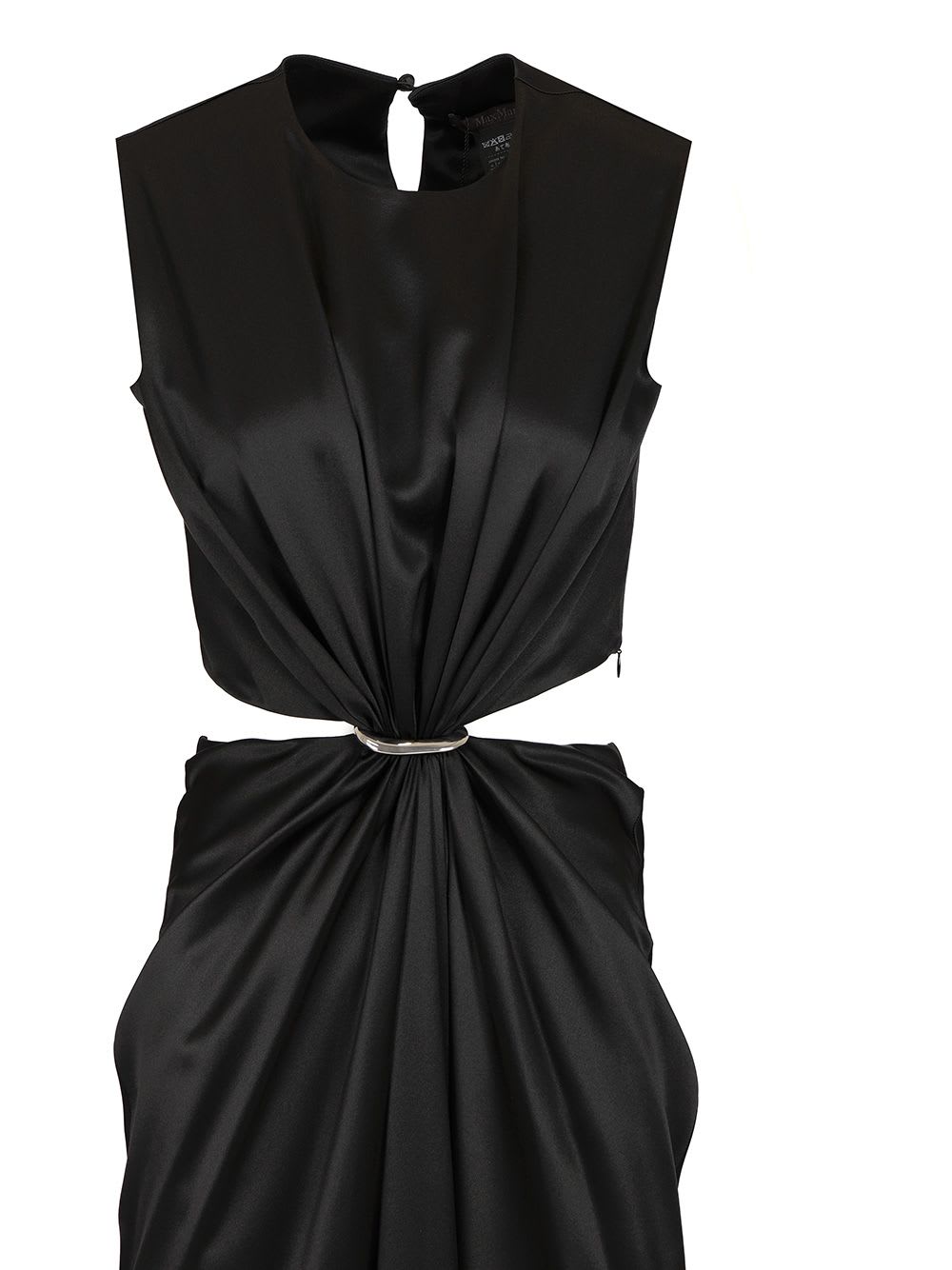 Max Mara Women Panaro Silk Satin Dress In Hourglass