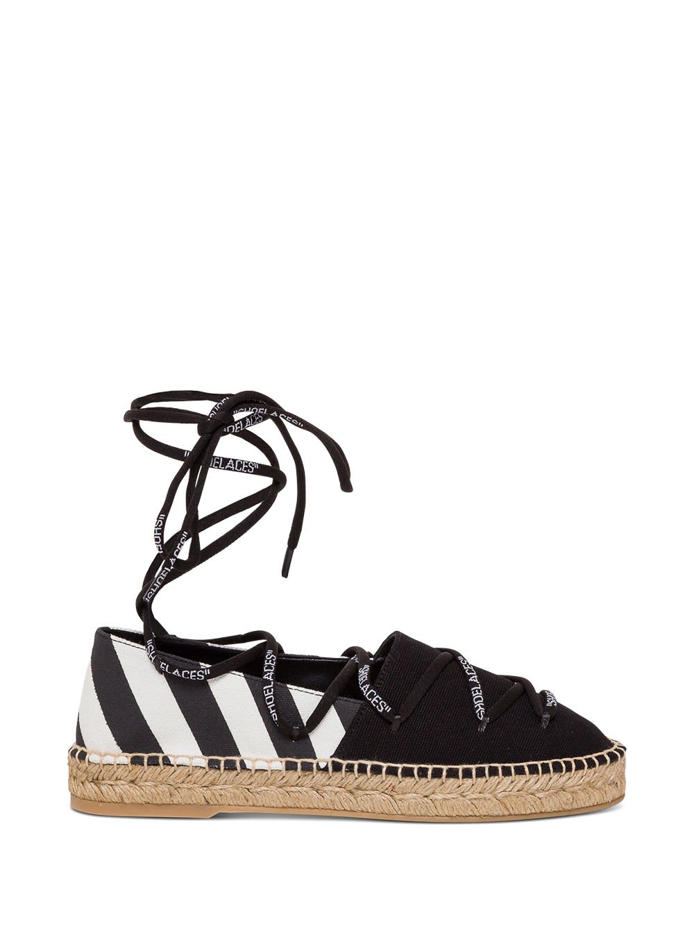 Off-White Lace-up Espadrilles