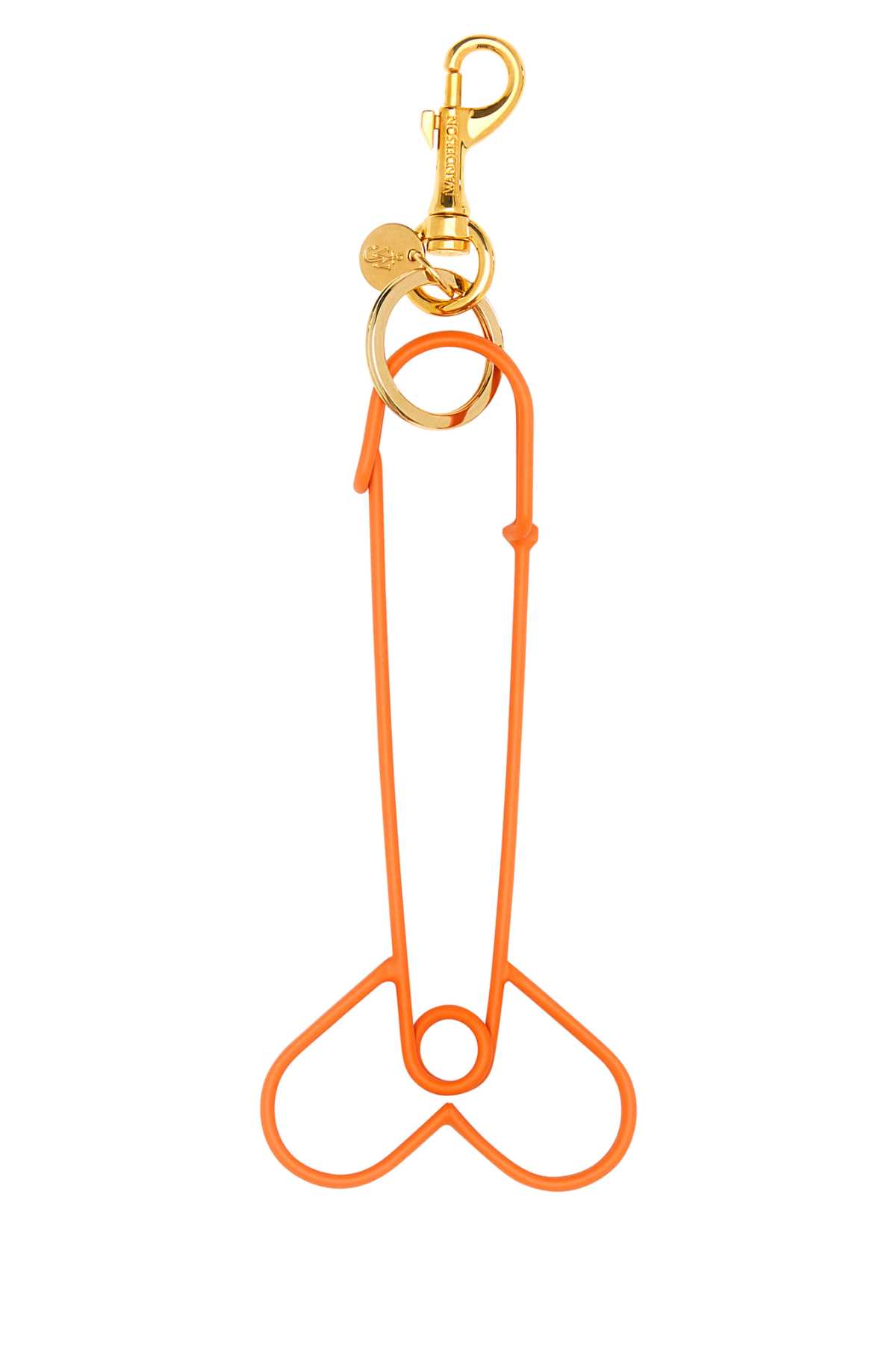 Shop Jw Anderson Orange Metal Key Ring