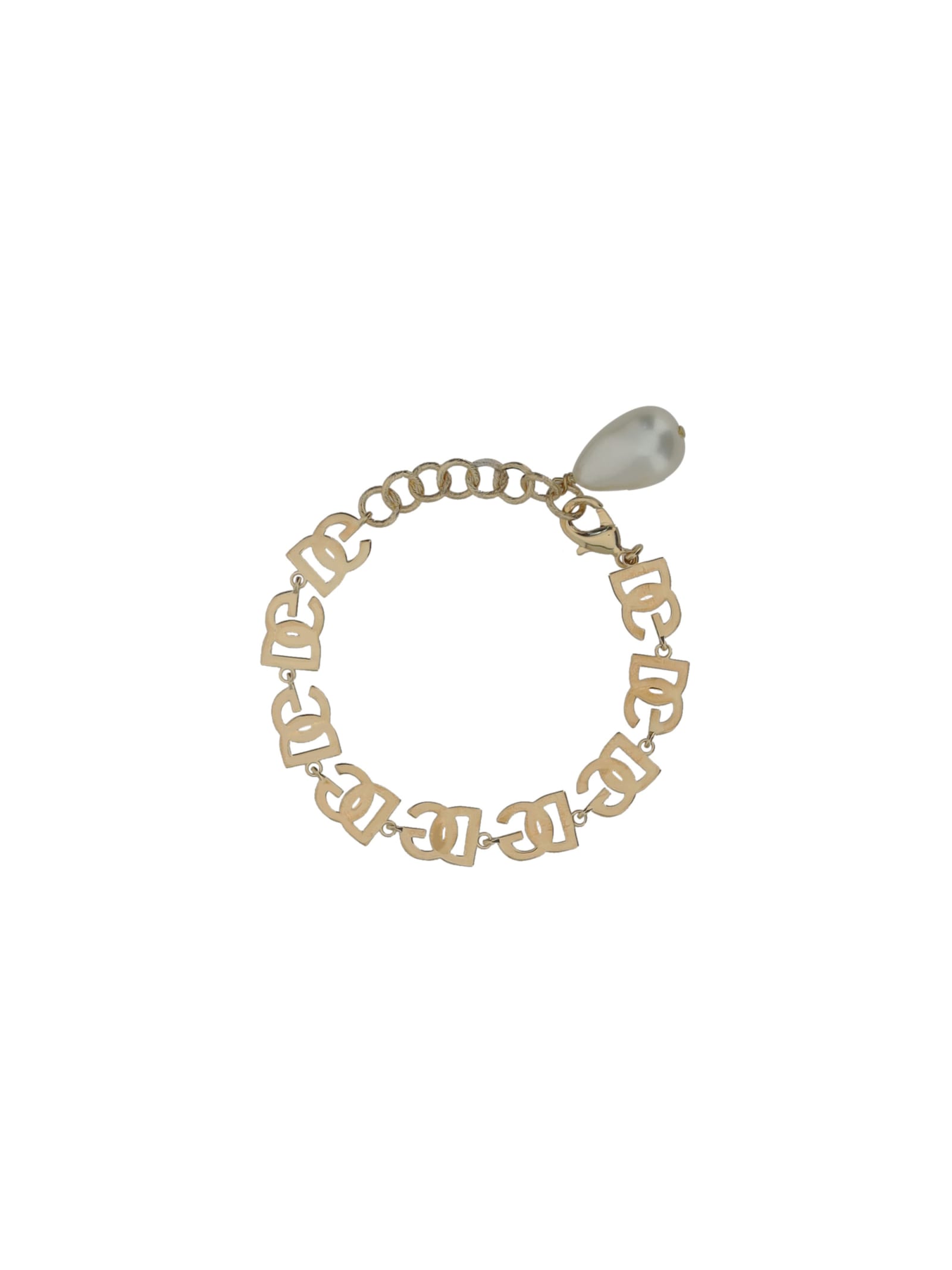 Dolce & Gabbana Logo Bracelet In Gold