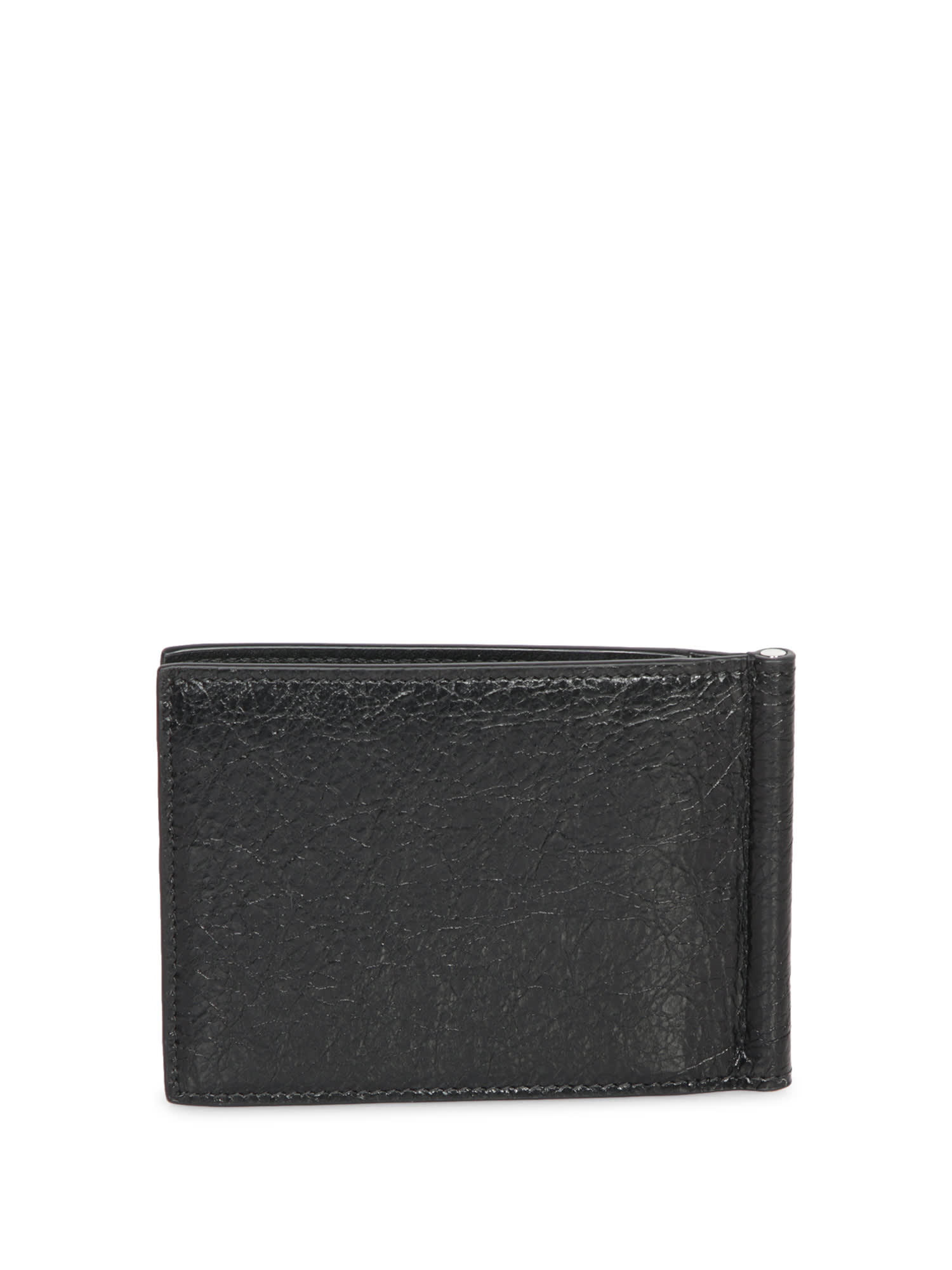 Shop Balenciaga Monaco Bifold Wallet In Black