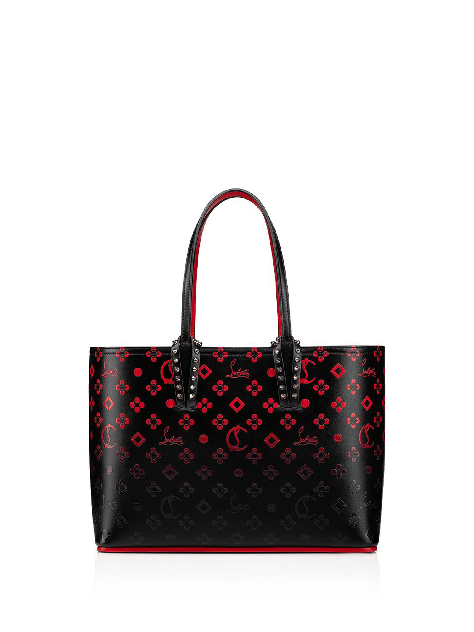 Christian Louboutin Cabata Bag In Leather With All-over Logo