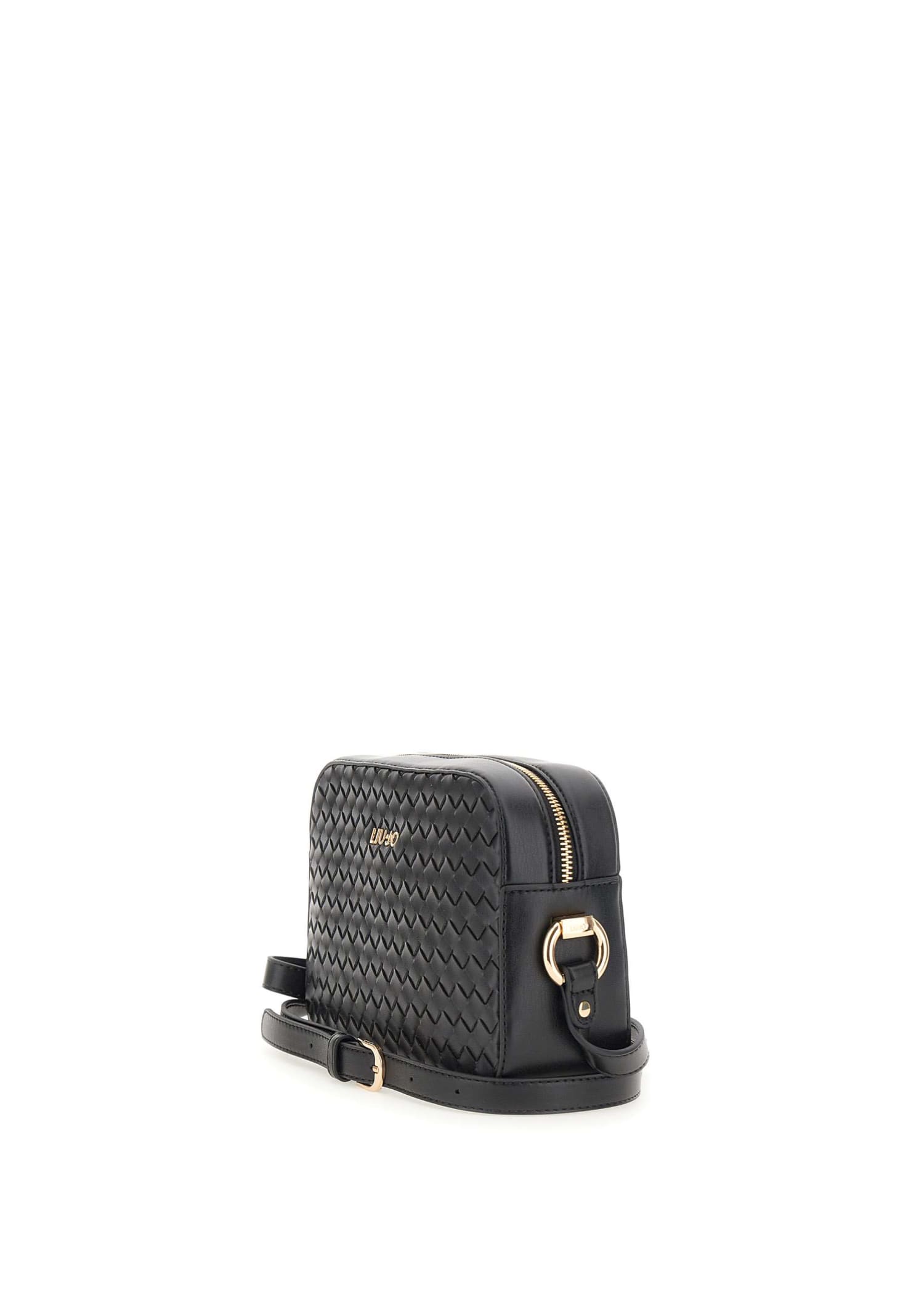 Shop Liu •jo Manh Camera Case Bag In Black