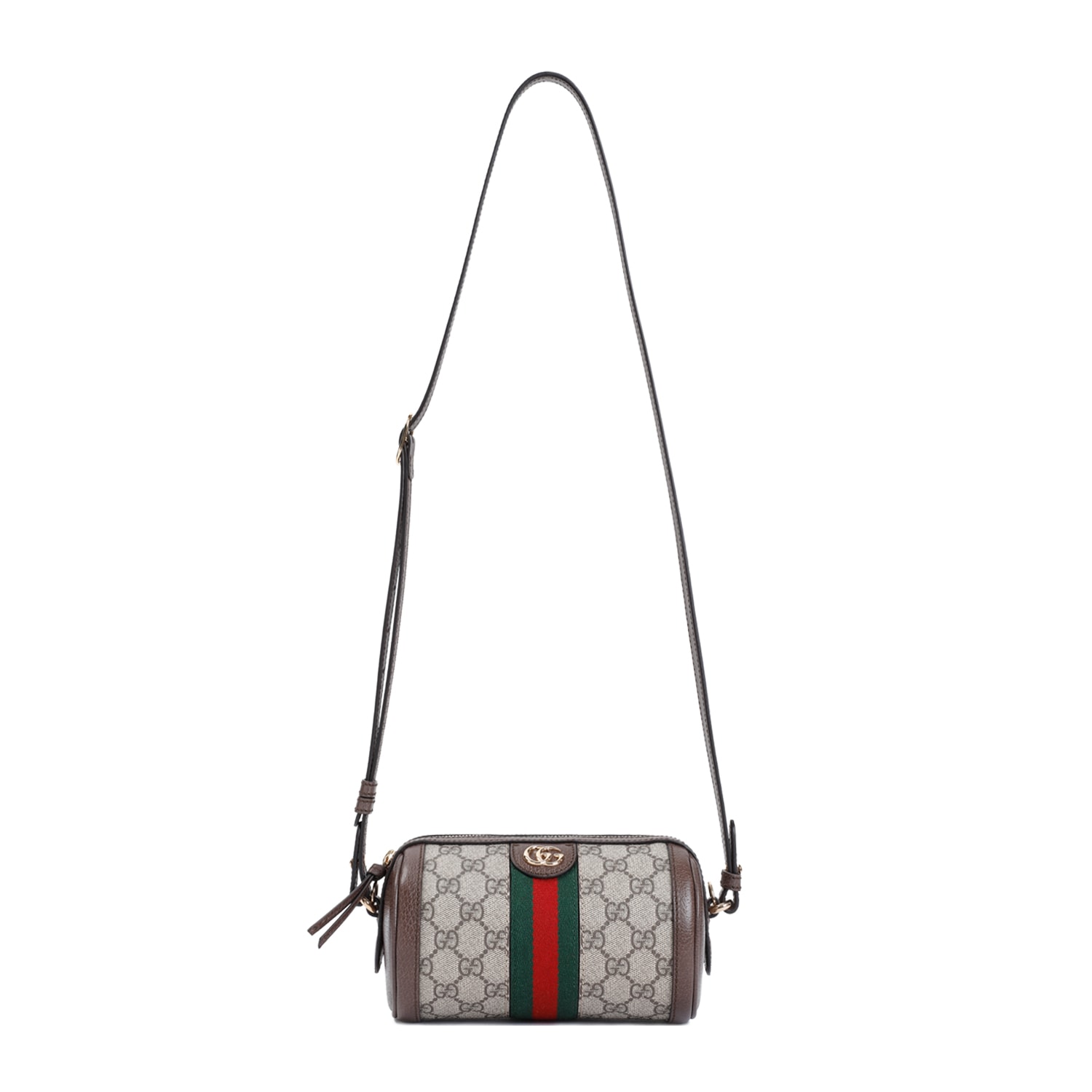 Shop Gucci Ophidia Mini Shoulder Bag In B.eb N.acero