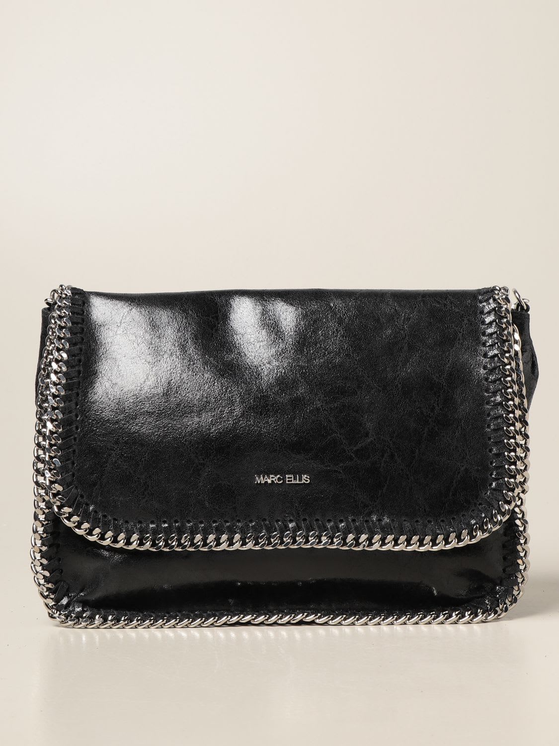 Marc Ellis Crossbody Bags Winona Marc Ellis Bag In Textured Leather With Chain