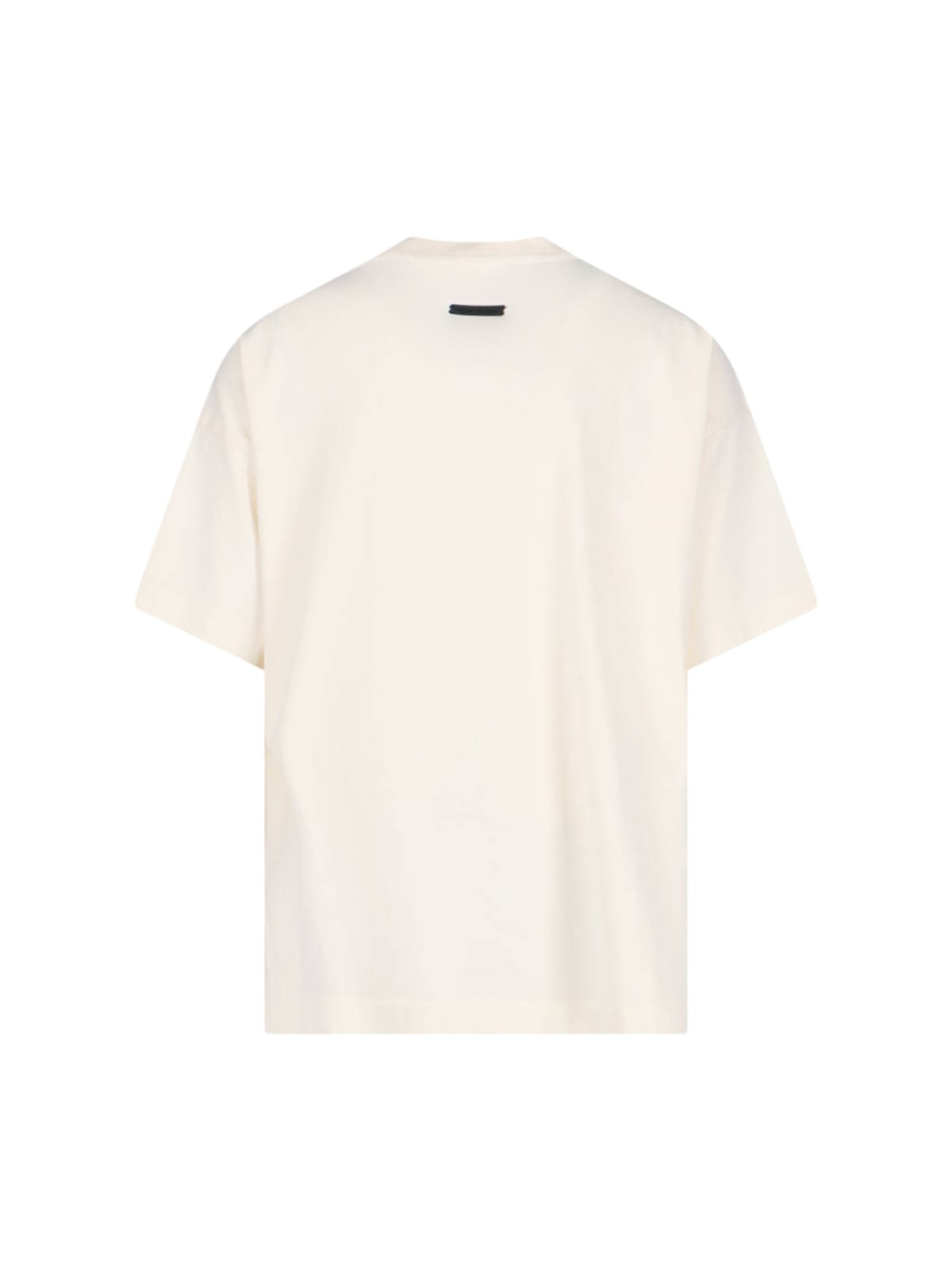 Shop Fear Of God T-shirt Oversize In Crema