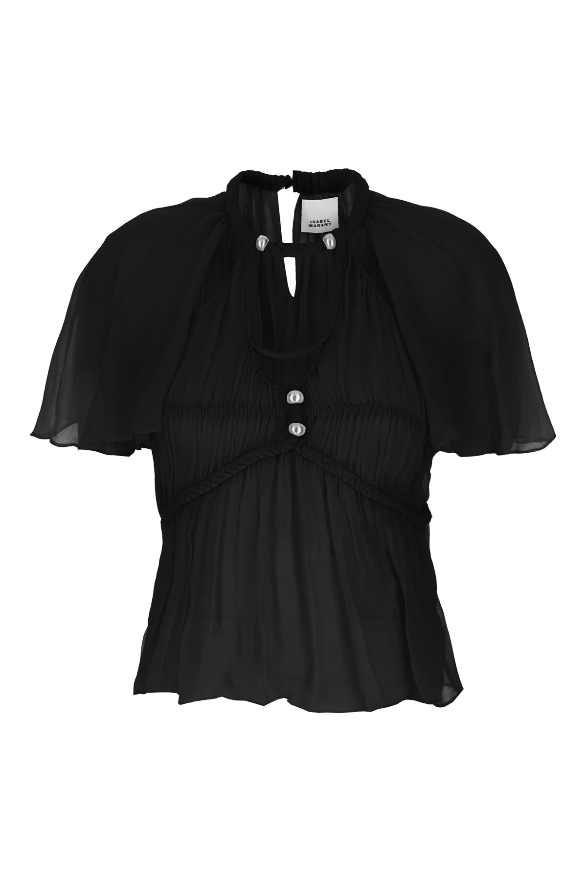 Black Silk Blouse