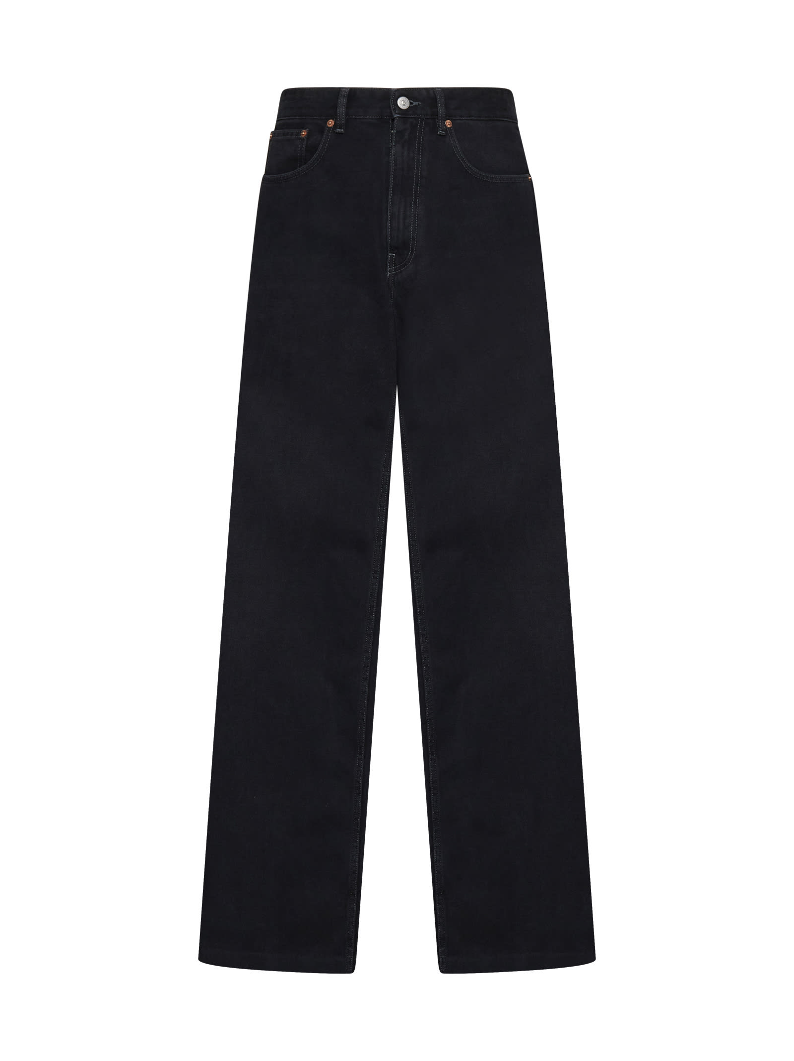 Mm6 Maison Margiela Rihanna Jeans In Black | ModeSens