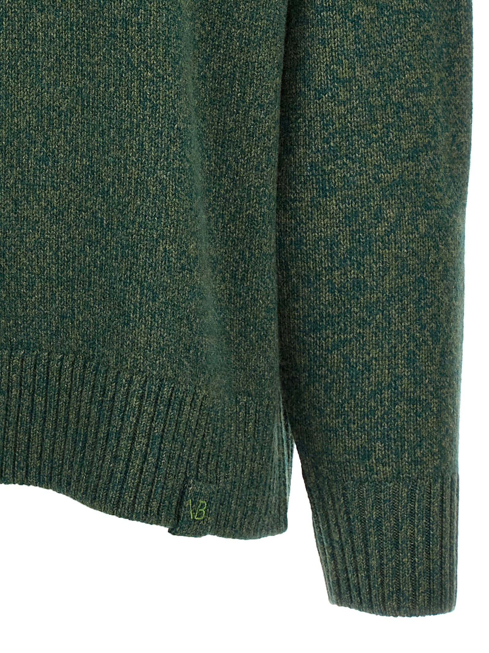 Shop Victoria Beckham Convertible Sweater In Green