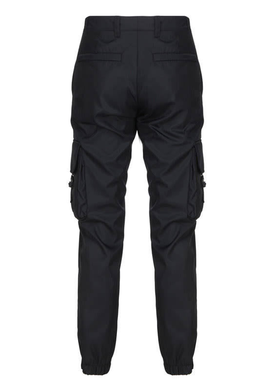 Shop Prada Pants In Nero