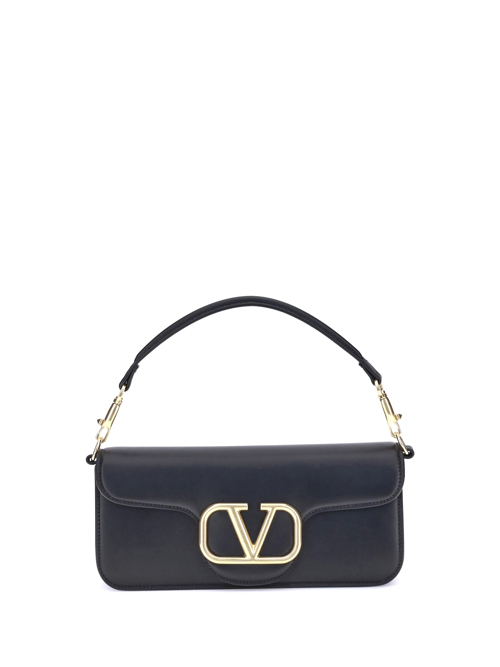 Valentino Vlogo Plaque Chained Shoulder Bag