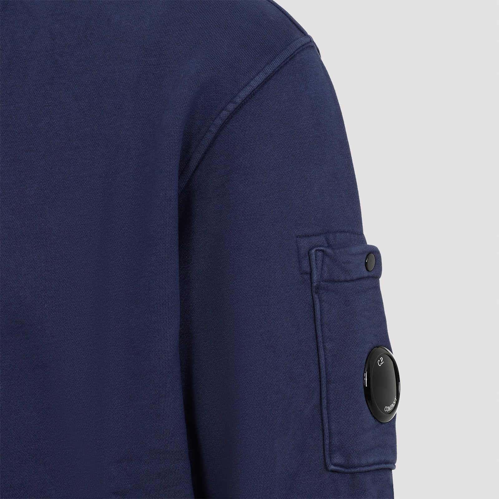 Shop C.p. Company Sweatshirt In Estate Blue