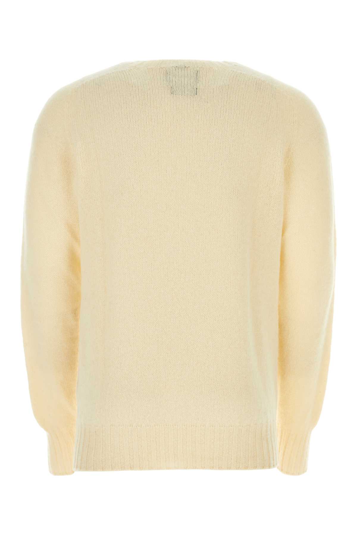 Howlin' Ivory Wool Birthofthecool Sweater In Ecru