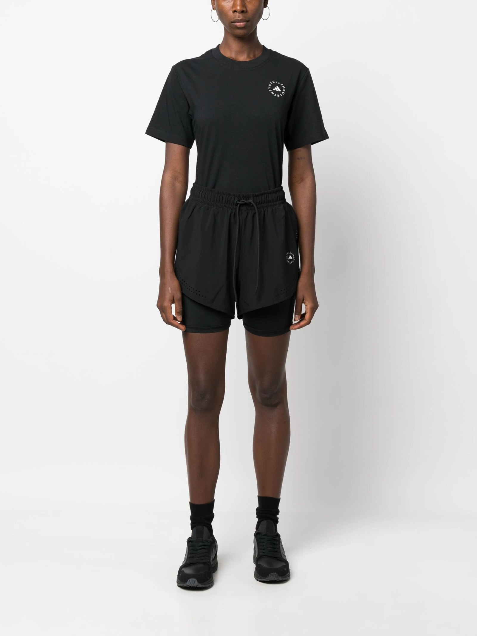 Shop Adidas By Stella Mccartney T Shirt In Black