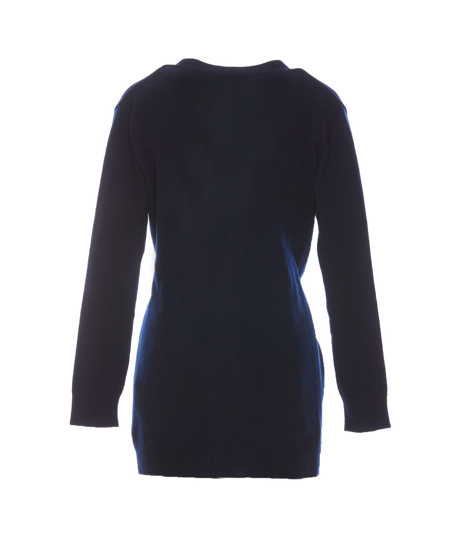 Shop Valentino Cardigan In Blue