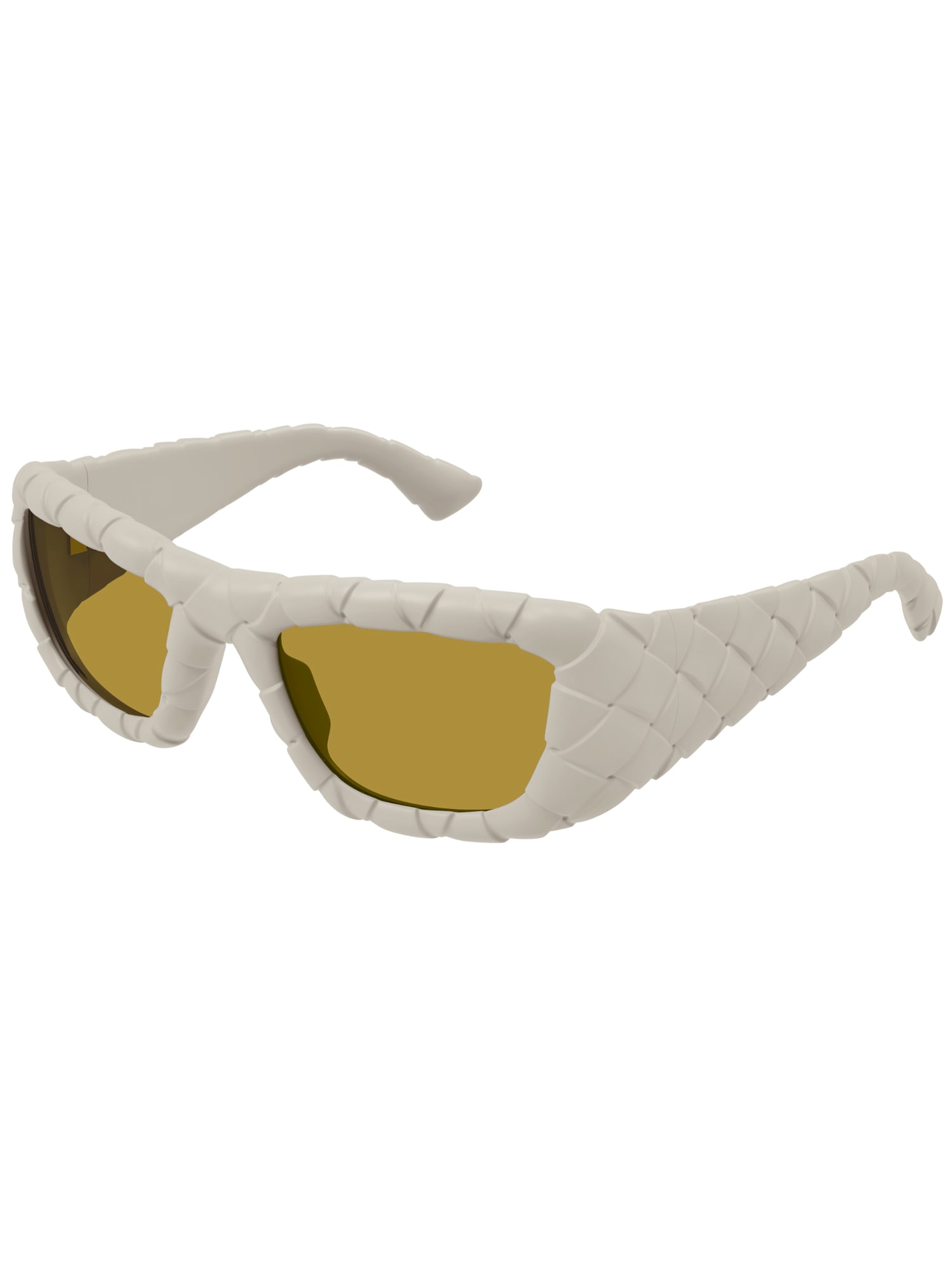 Shop Bottega Veneta Bv1303s Sunglasses In White White Brown