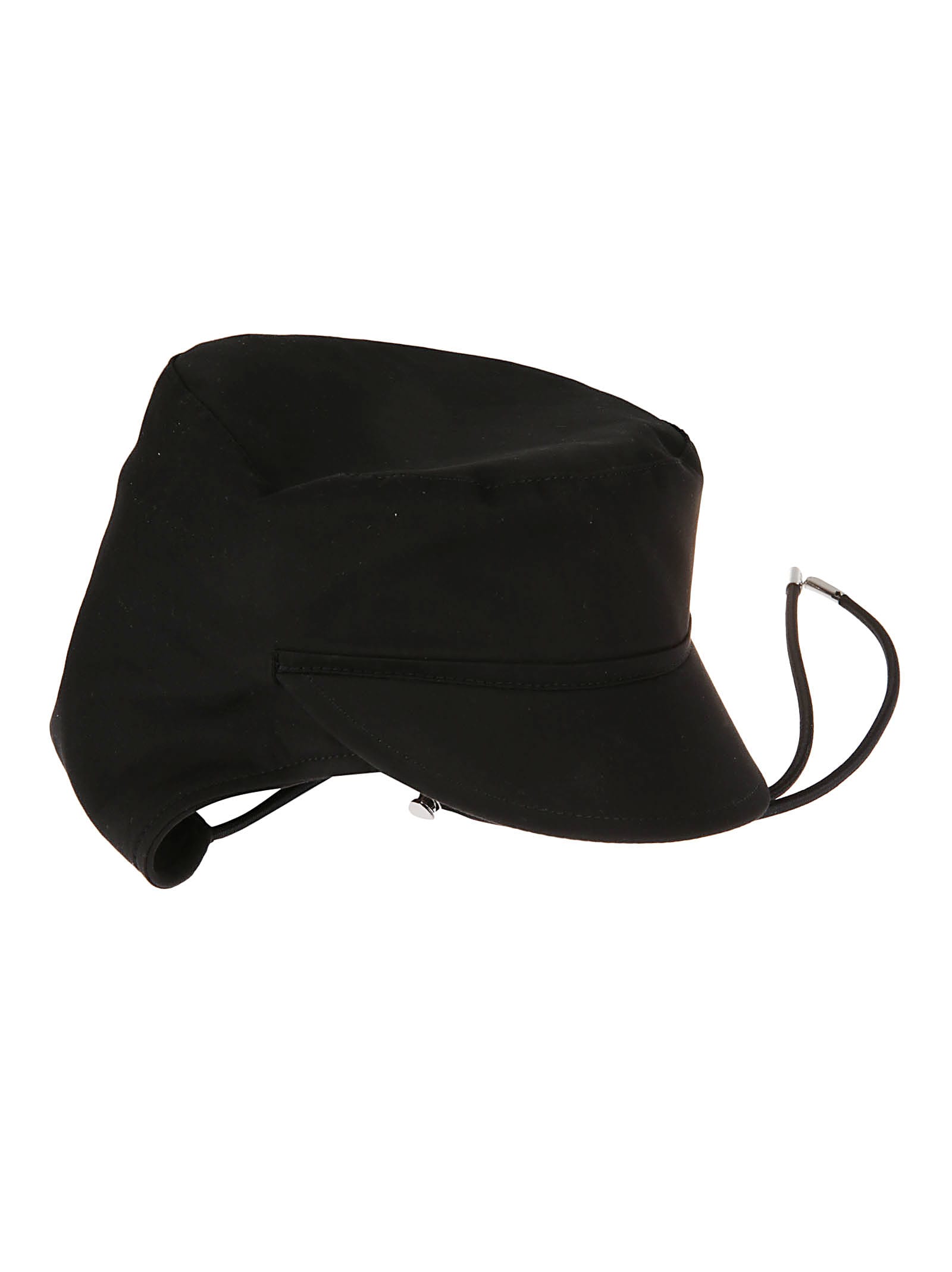 Shop Burberry Cotton Gabardine Winter Cap In Black