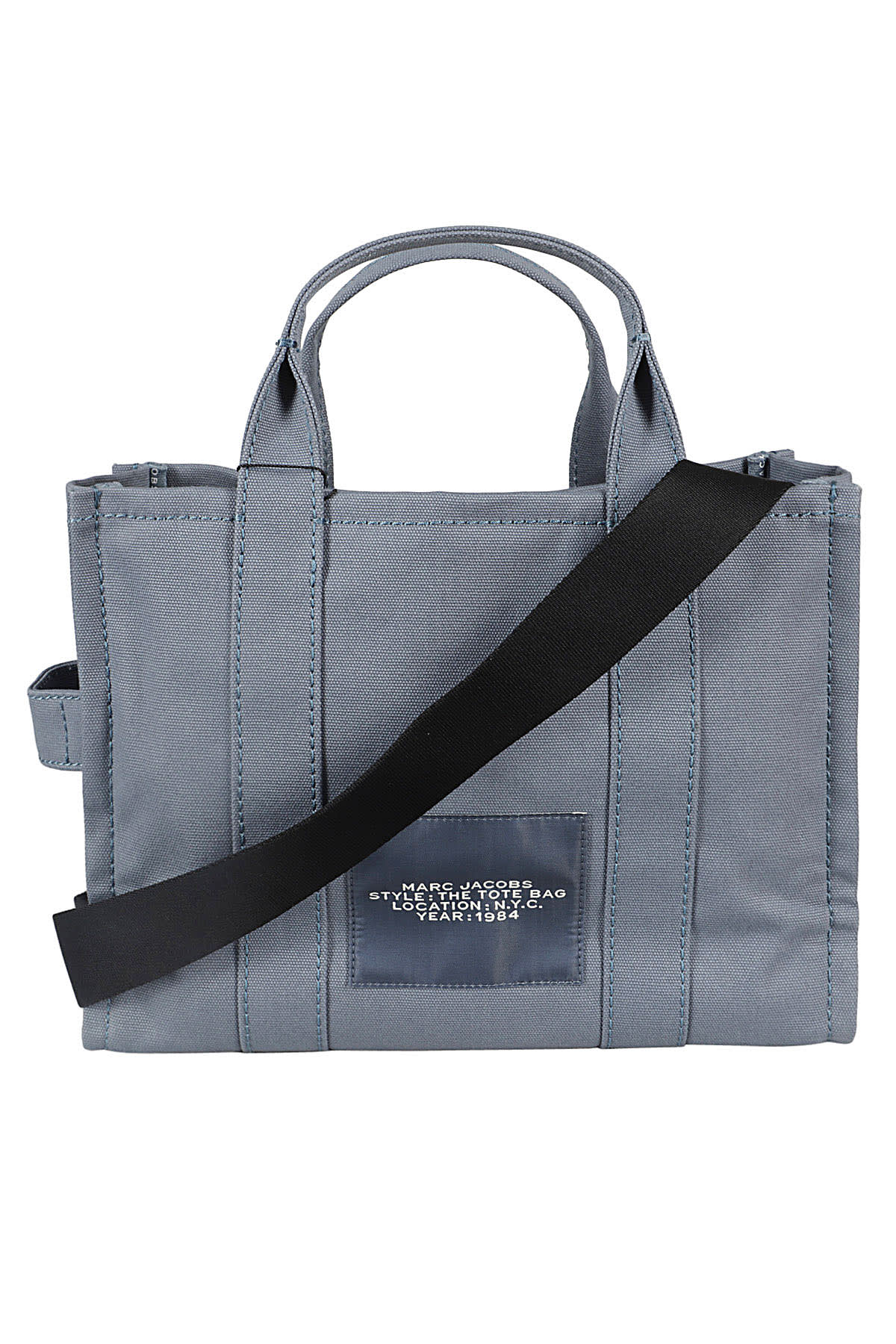 Shop Marc Jacobs The Medium Tote In Blue Shadow