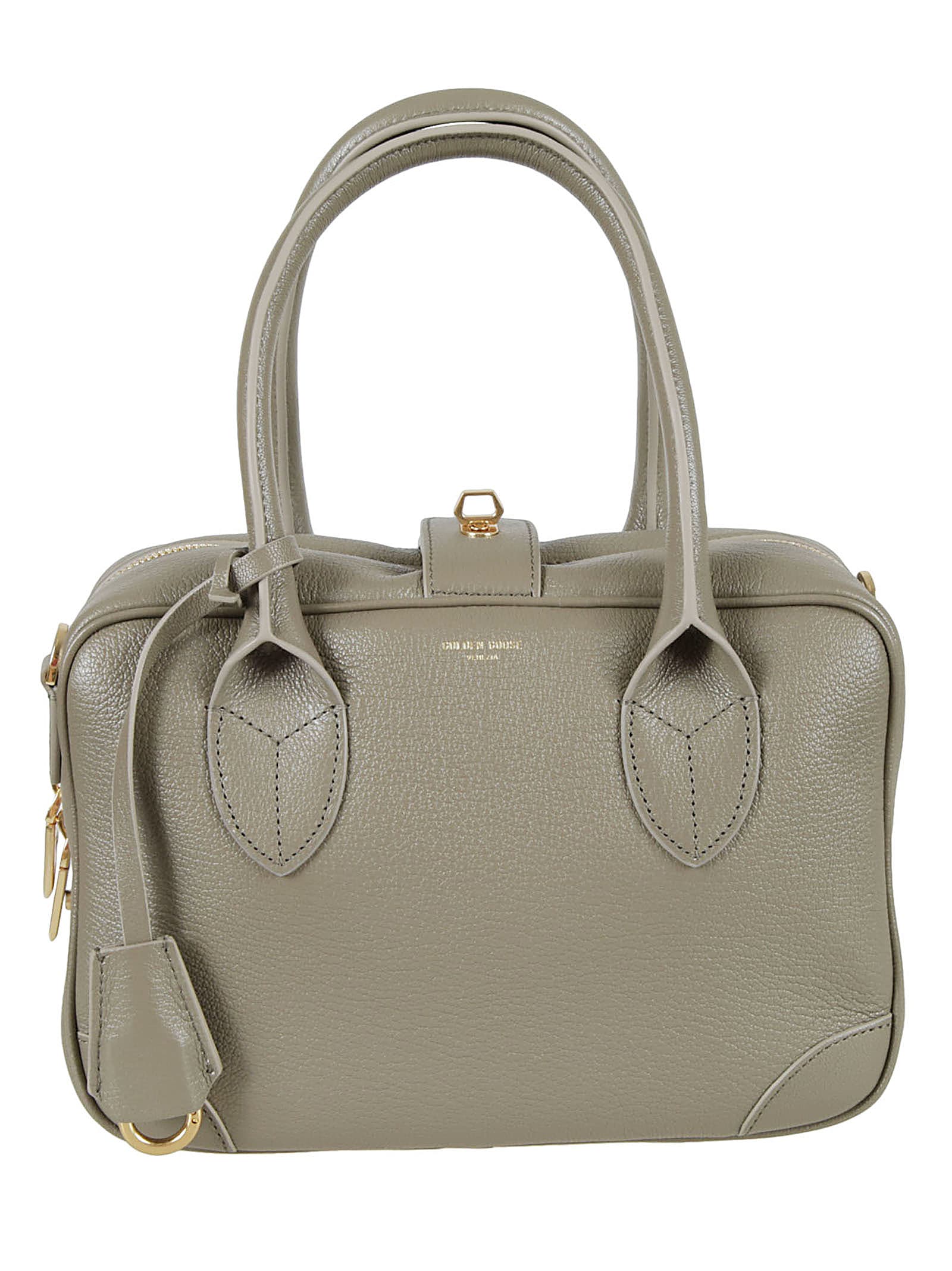 Shop Golden Goose Vita Tote In Sage Green