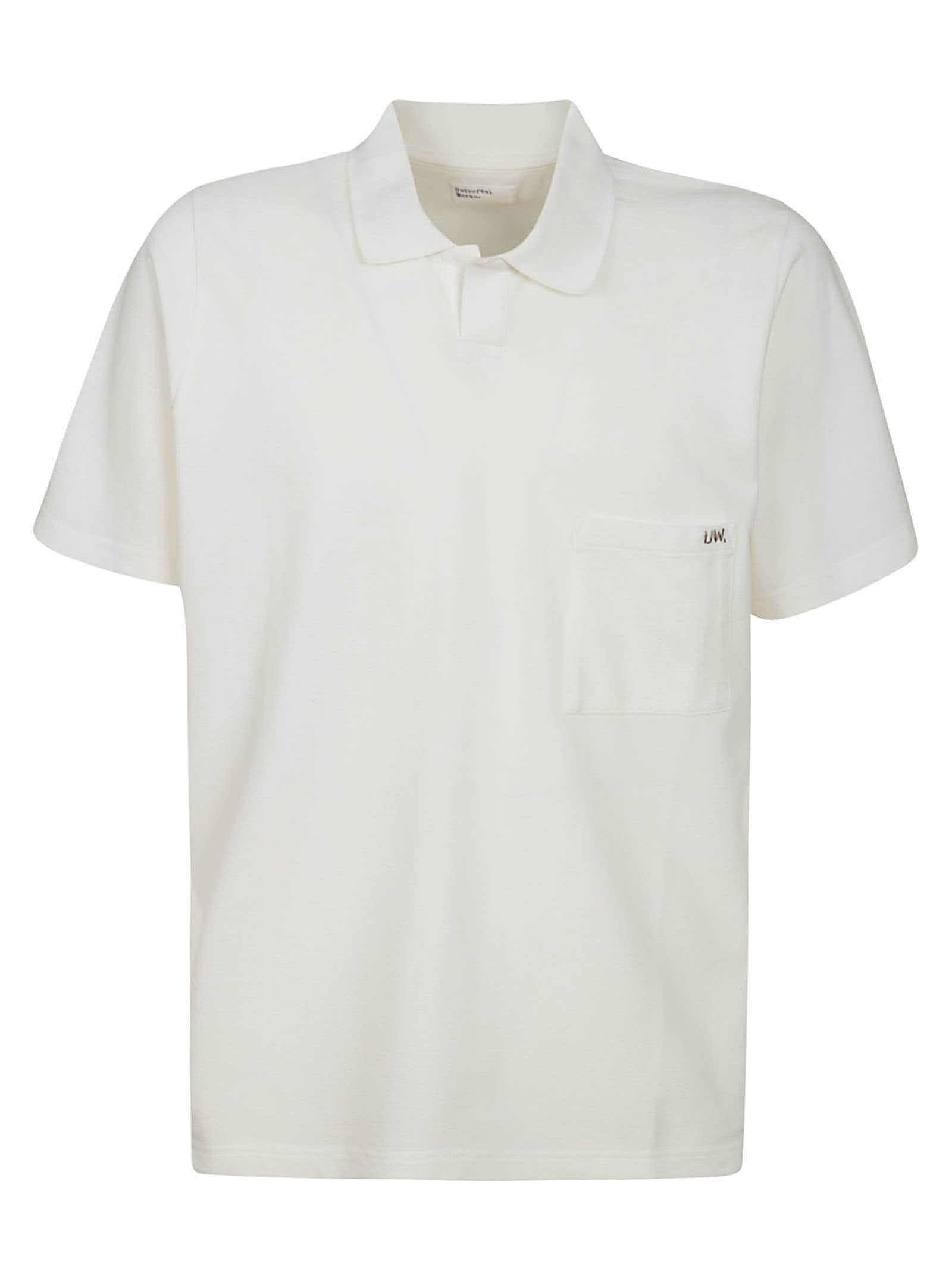 Shop Universal Works Vacation Polo In Off White