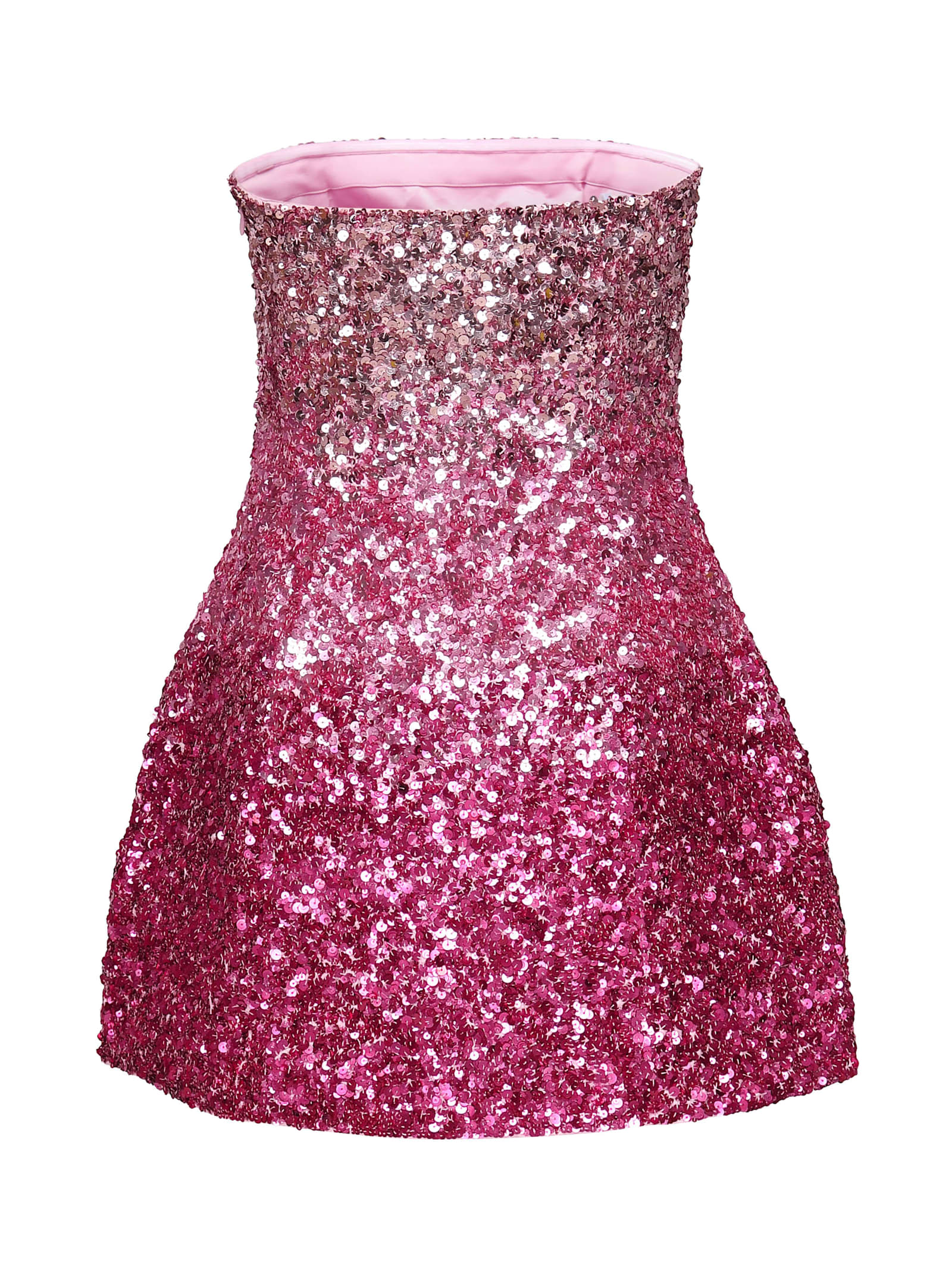 Shop Retroféte Tancy Sequin Dress In Fuchsia