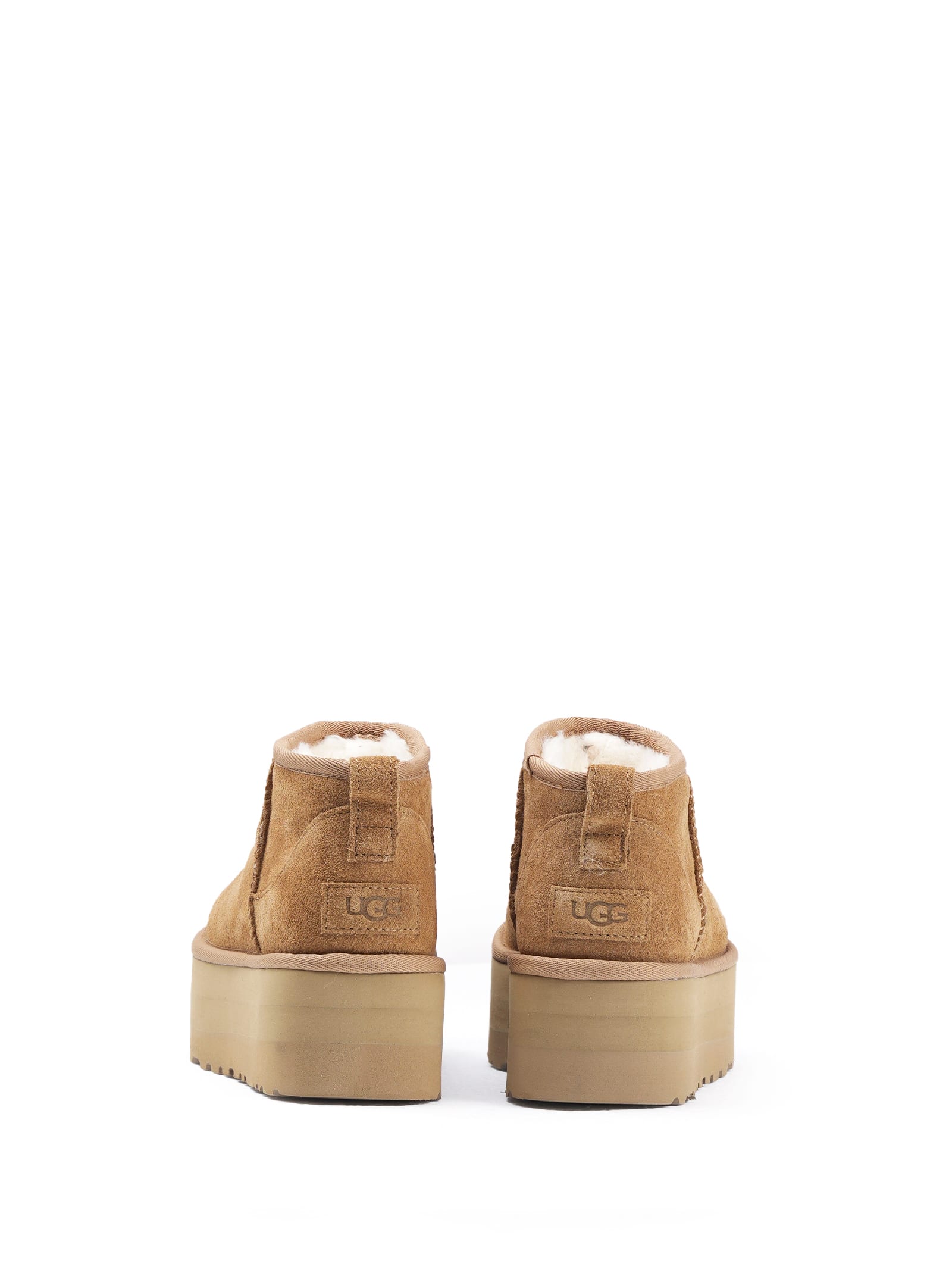 Shop Ugg W Classic Ultra Mini Platform In Chestnut