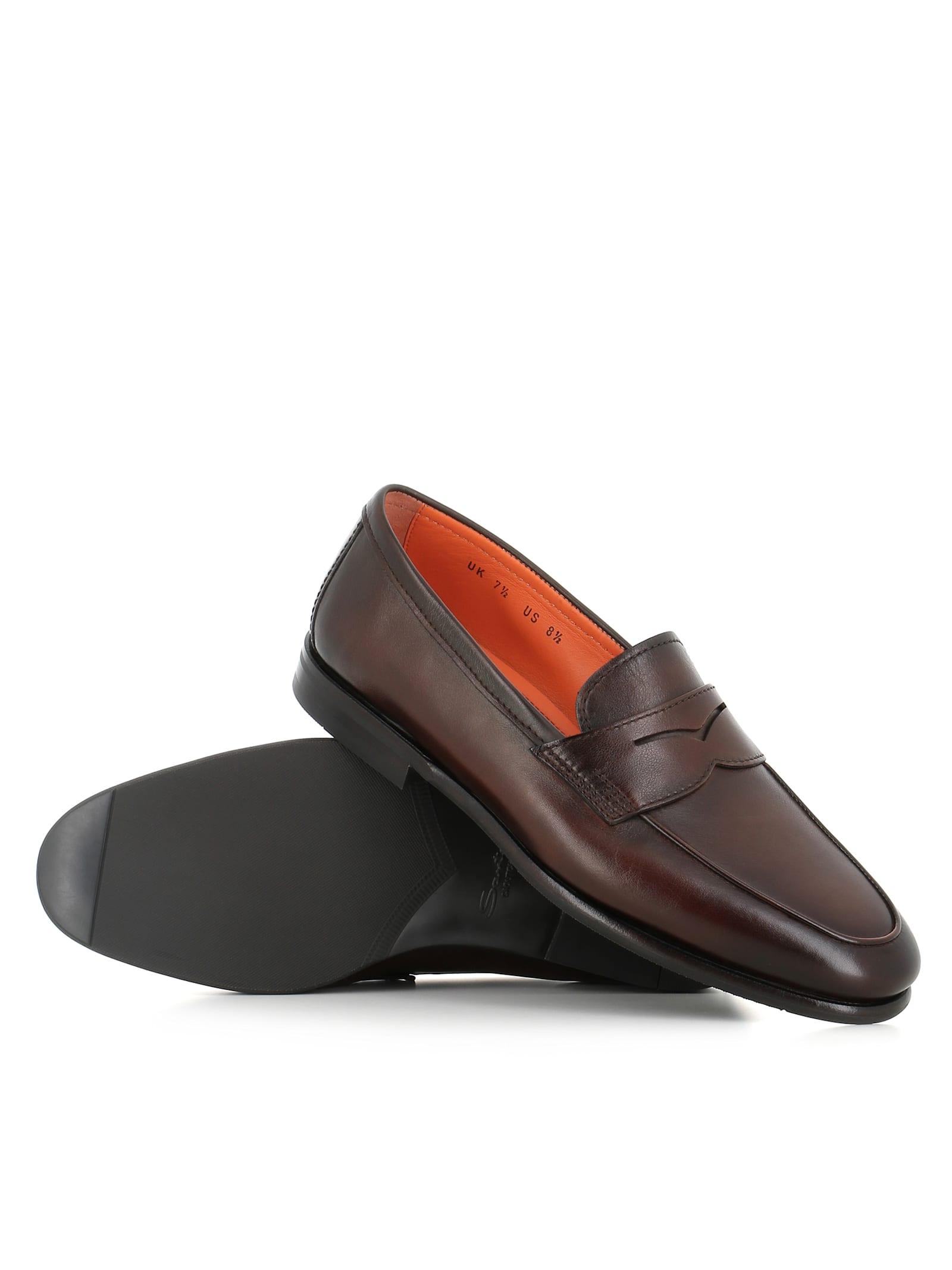 Santoni Loafer Carlo In Brown