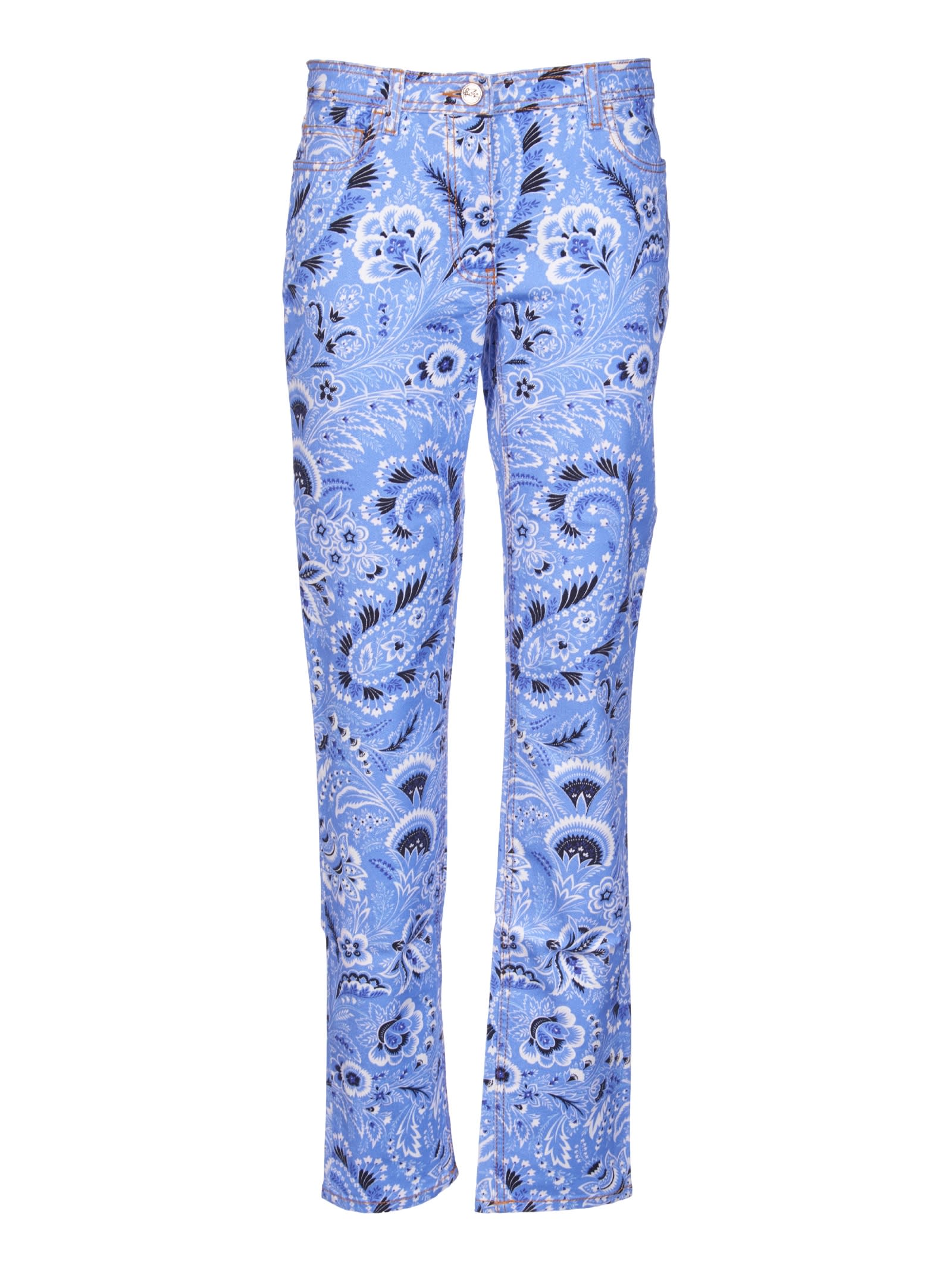 Etro Skinny Jeans In Blue