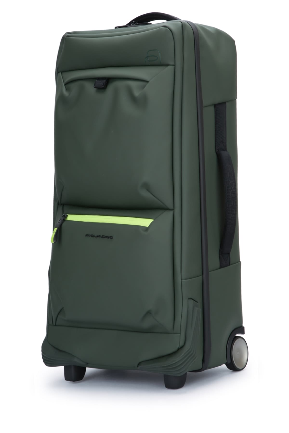 Piquadro Borsone Trolley 2 Ruote In Tessuto Riciclato In Ve