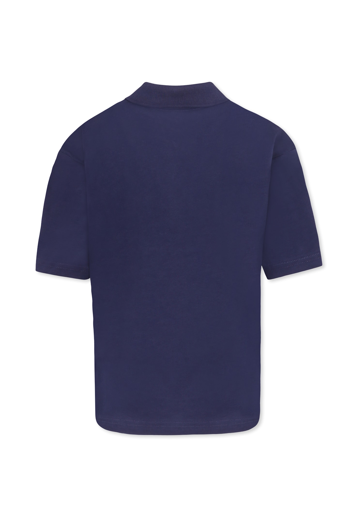 Timberland Blue Polo Shirt For Boy With Tree In Blue