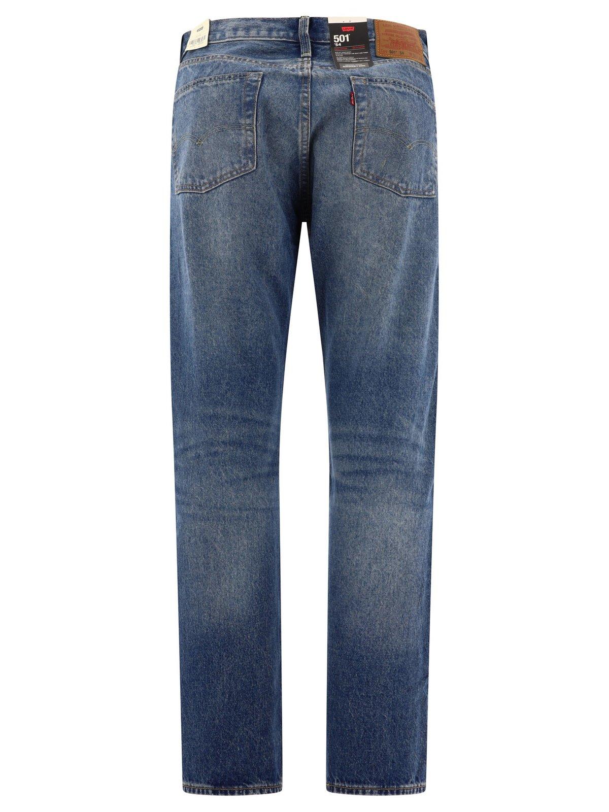 Shop Levi's 501 54 Mid Rise Denim Jeans