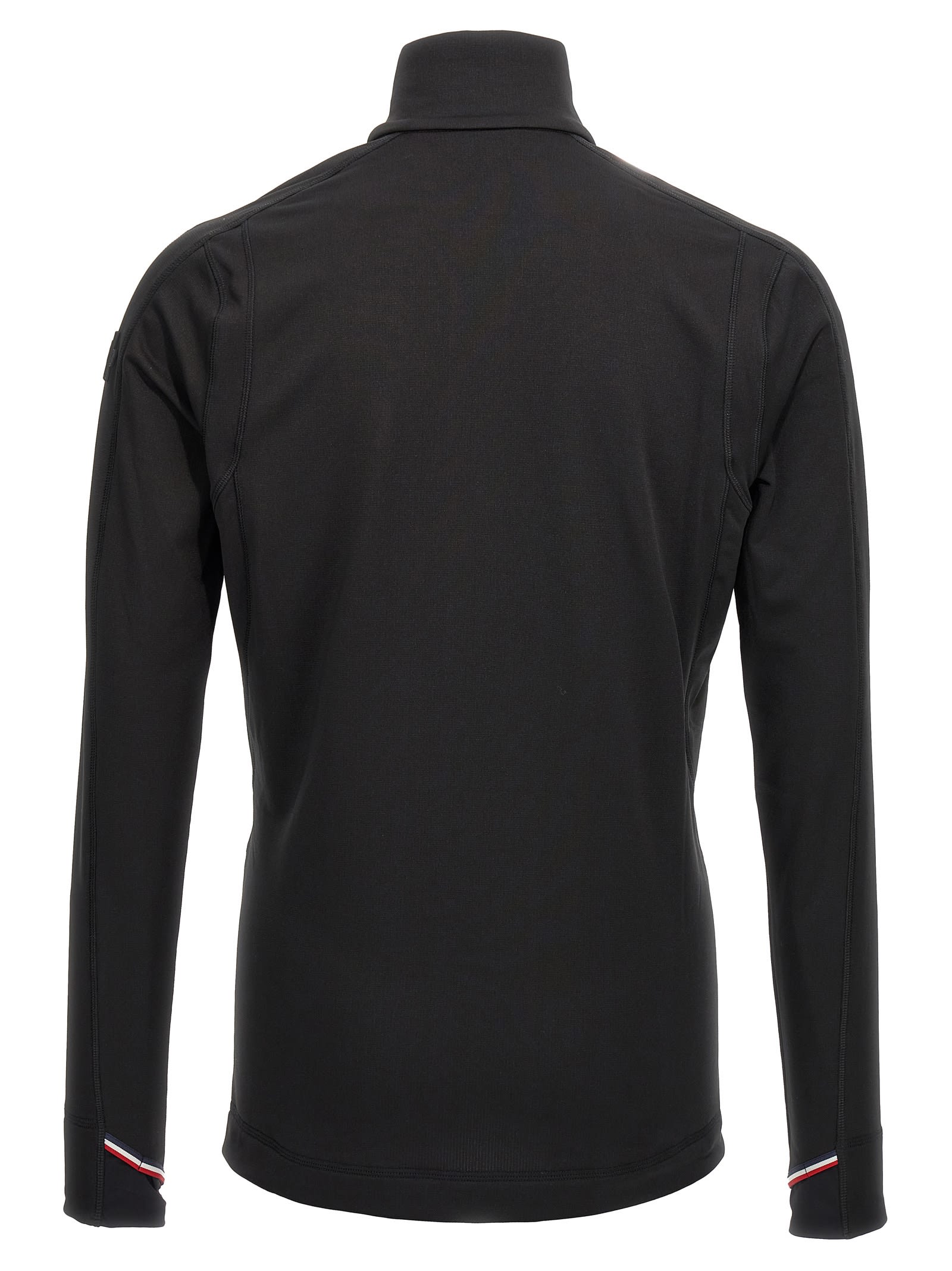 Shop Moncler Polartec® Power Grid Rec Base Layer In Black