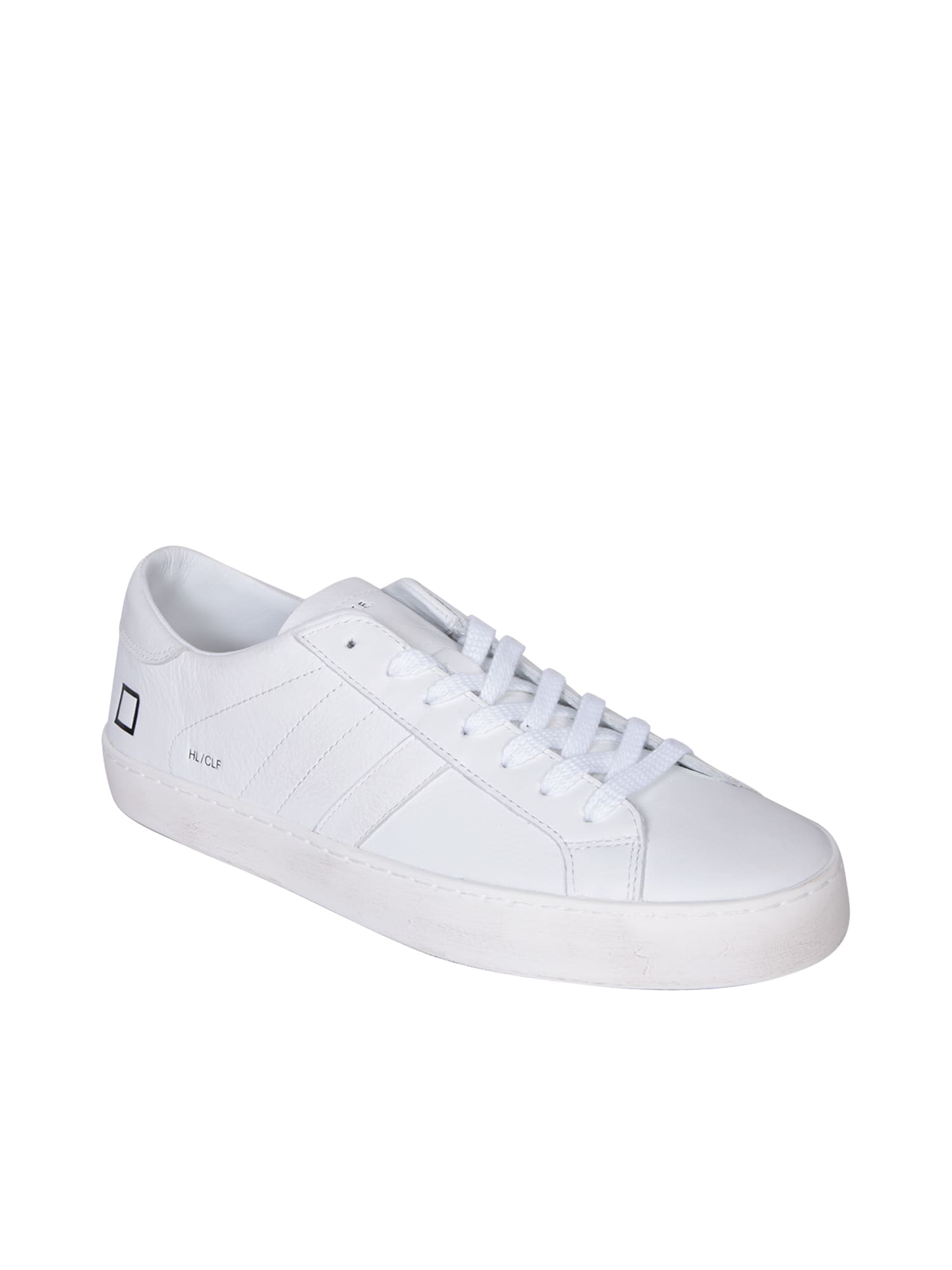 Shop Date Hill Low Calf Leather White Sneakers