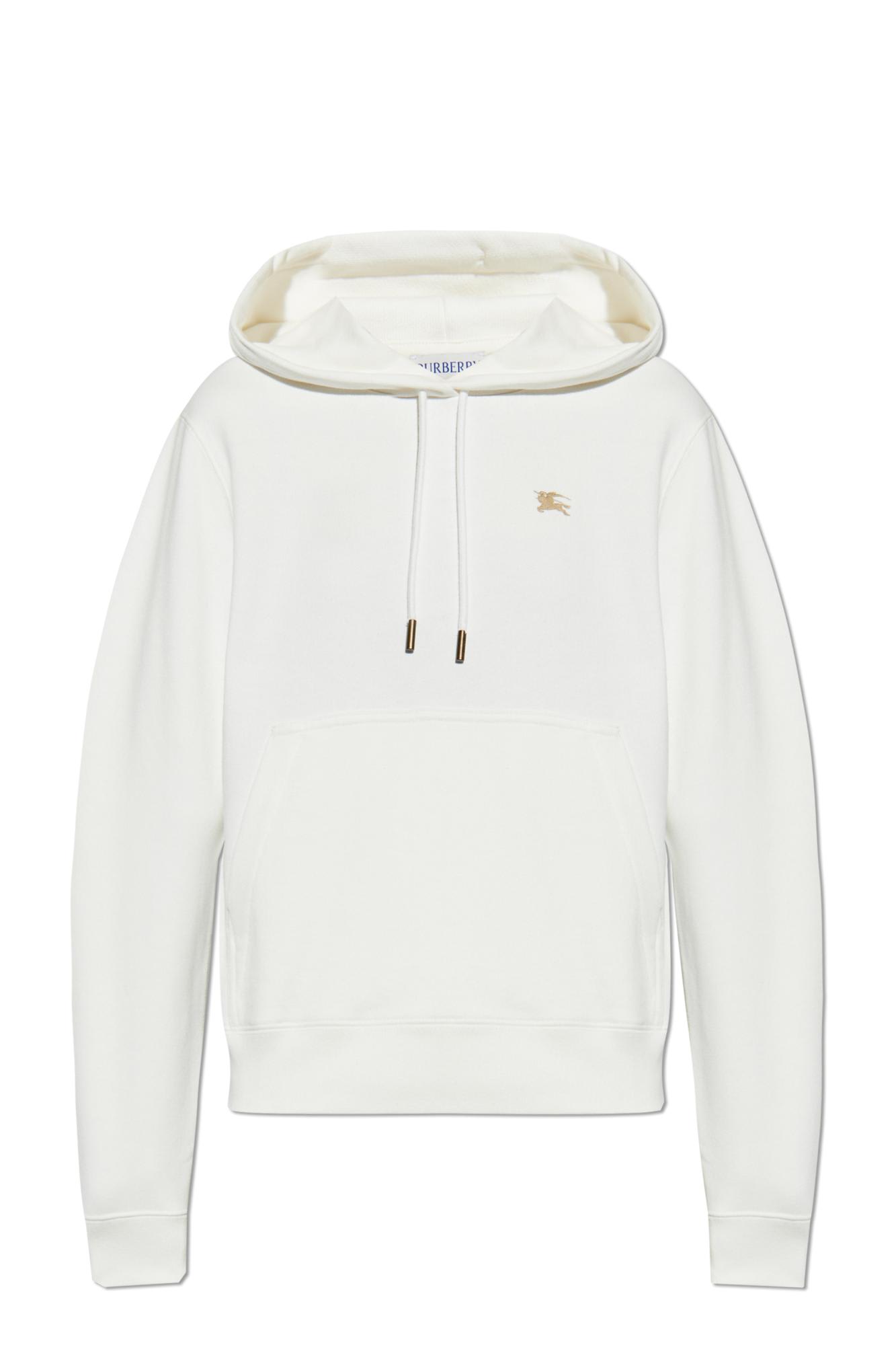 Burberry Sweatshirt With Cross-stitch Ekd In White