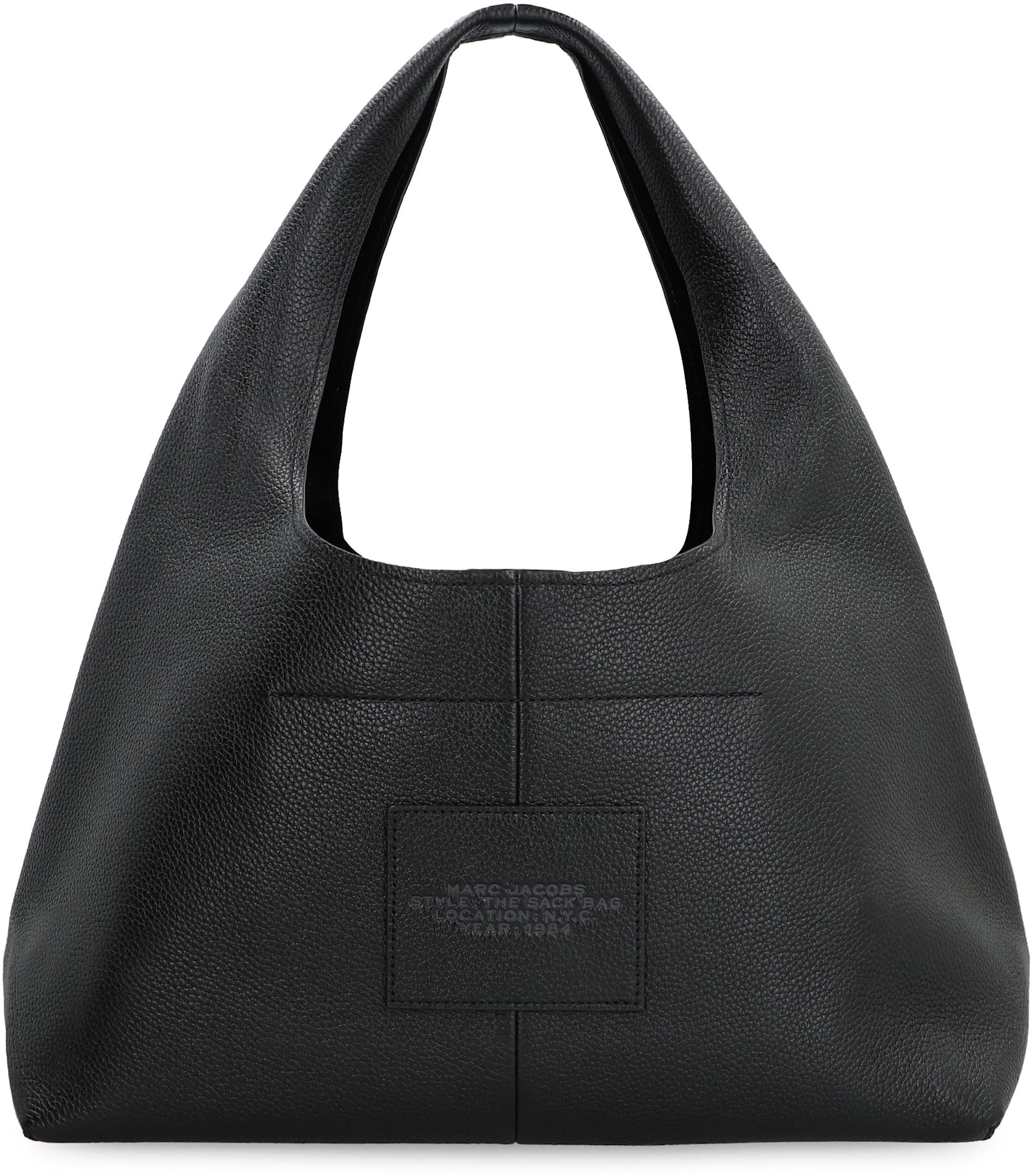 Shop Marc Jacobs Leather The Sack Bag In Black