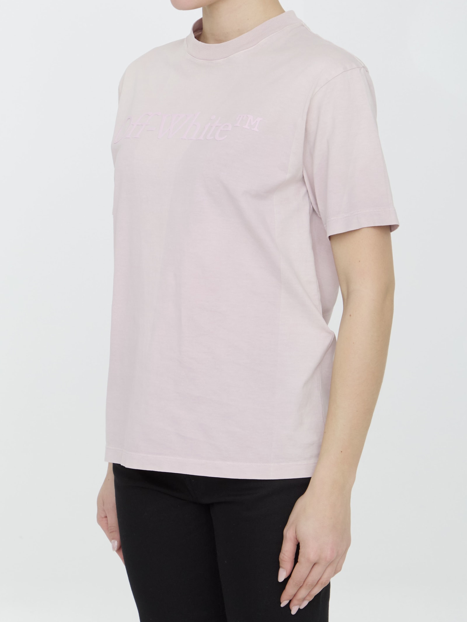 Shop Off-white Laundry Casual T-shirt In Lilac