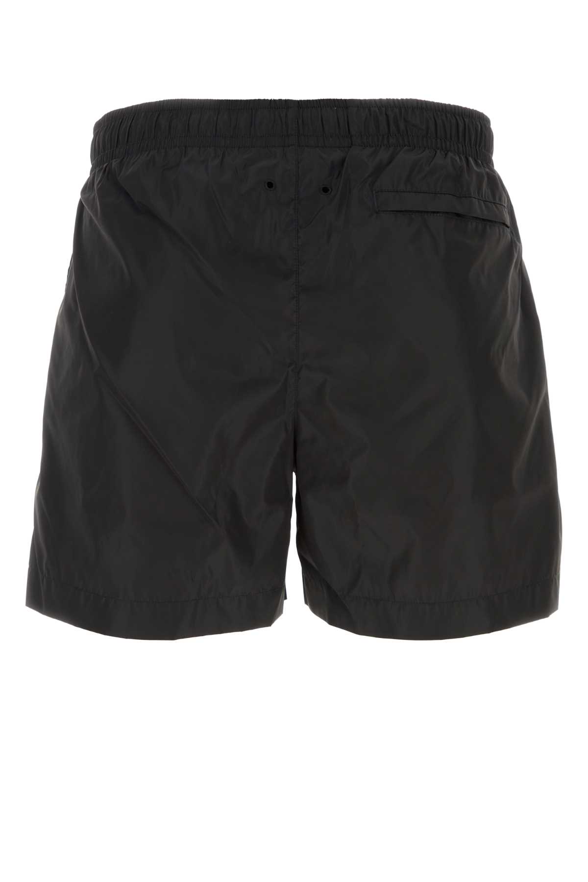 Shop Givenchy Black Nylon Swimming Shorts