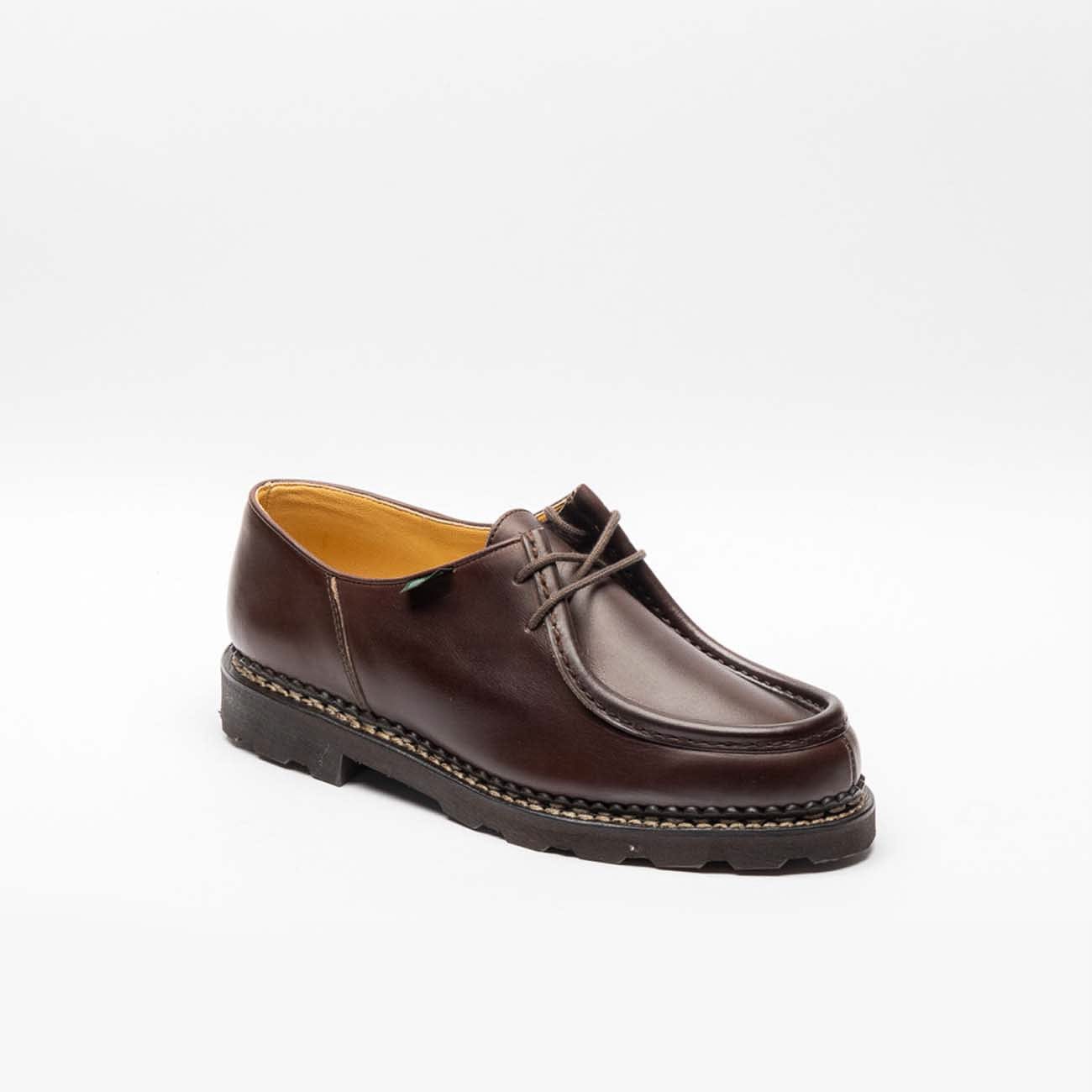 Michael Marche Ii Brown Calf Derby Shoe (lisse Cafè)