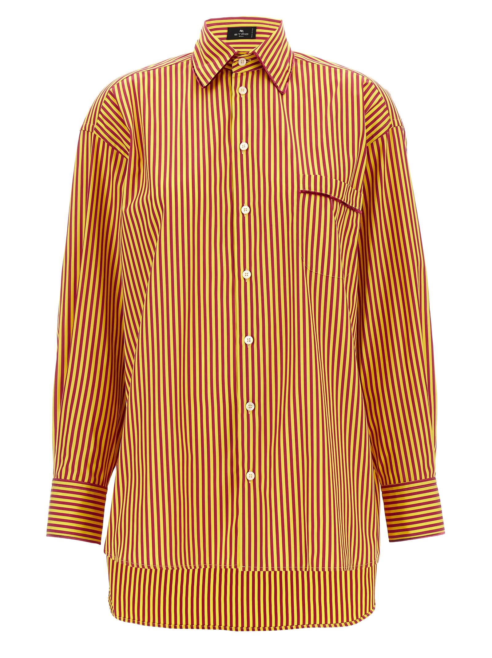 Shop Etro Striped Shirt