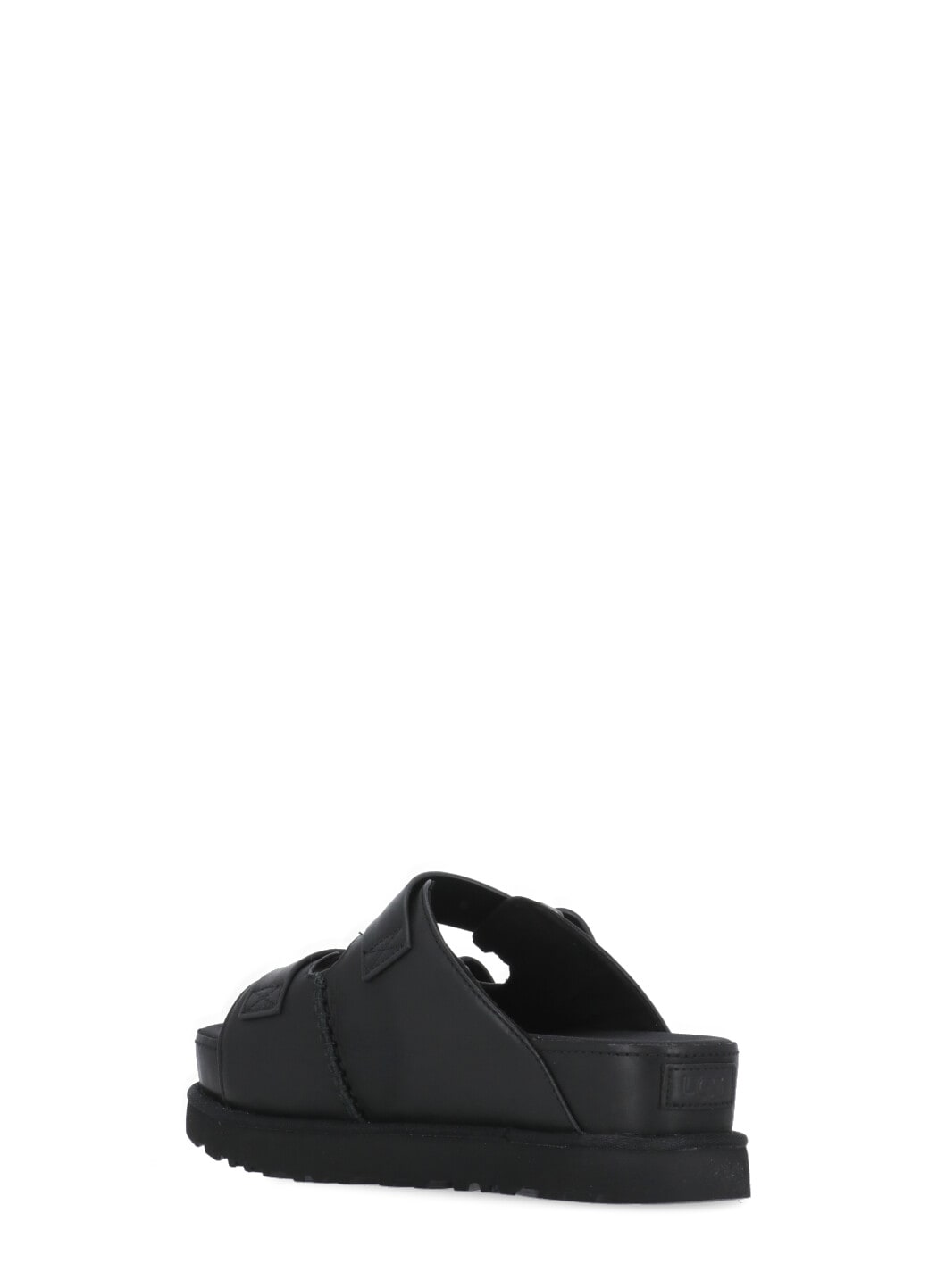 Shop Ugg Goldenstar Sandals In Black