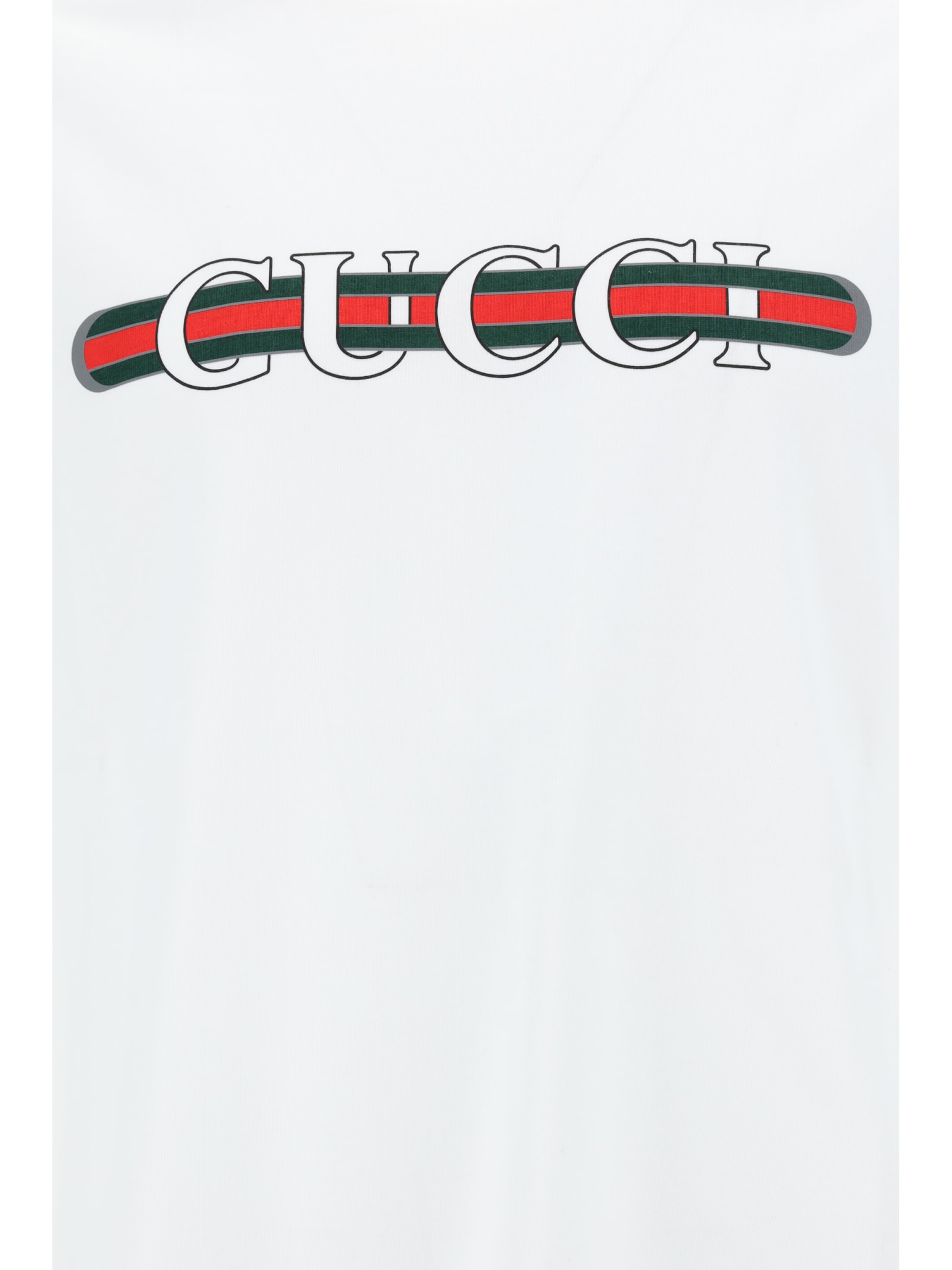 Shop Gucci T-shirt In White