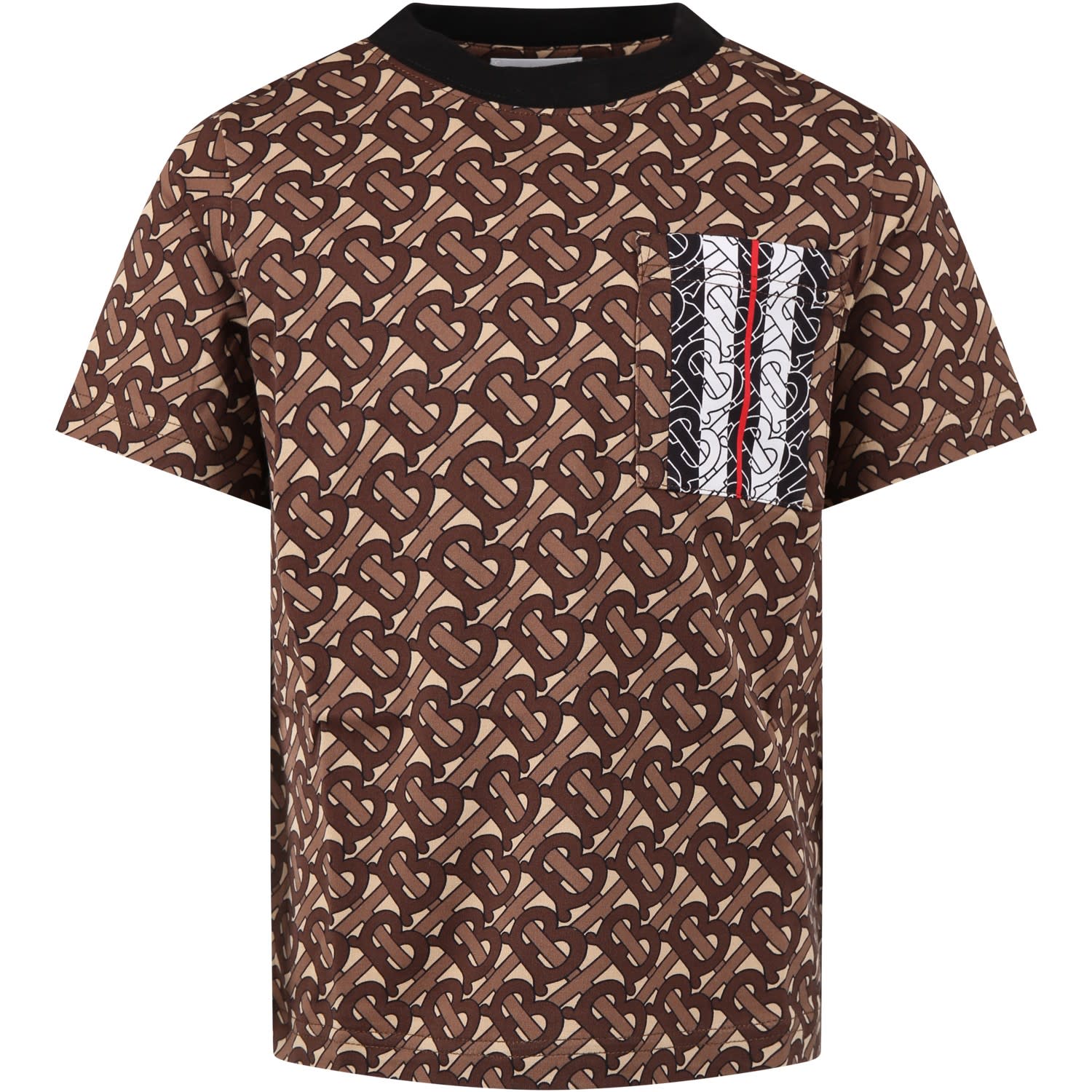 burberry t shirt kids brown