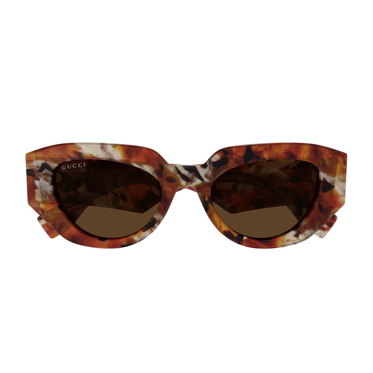 Gucci Gg2007s Linea Re-ace 002 Havana Brown Sunglasses In Brown