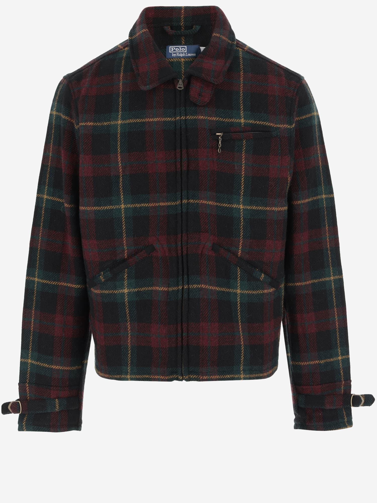 POLO RALPH LAUREN WOOL BLEND SHIRT WITH CHECK PATTERN 