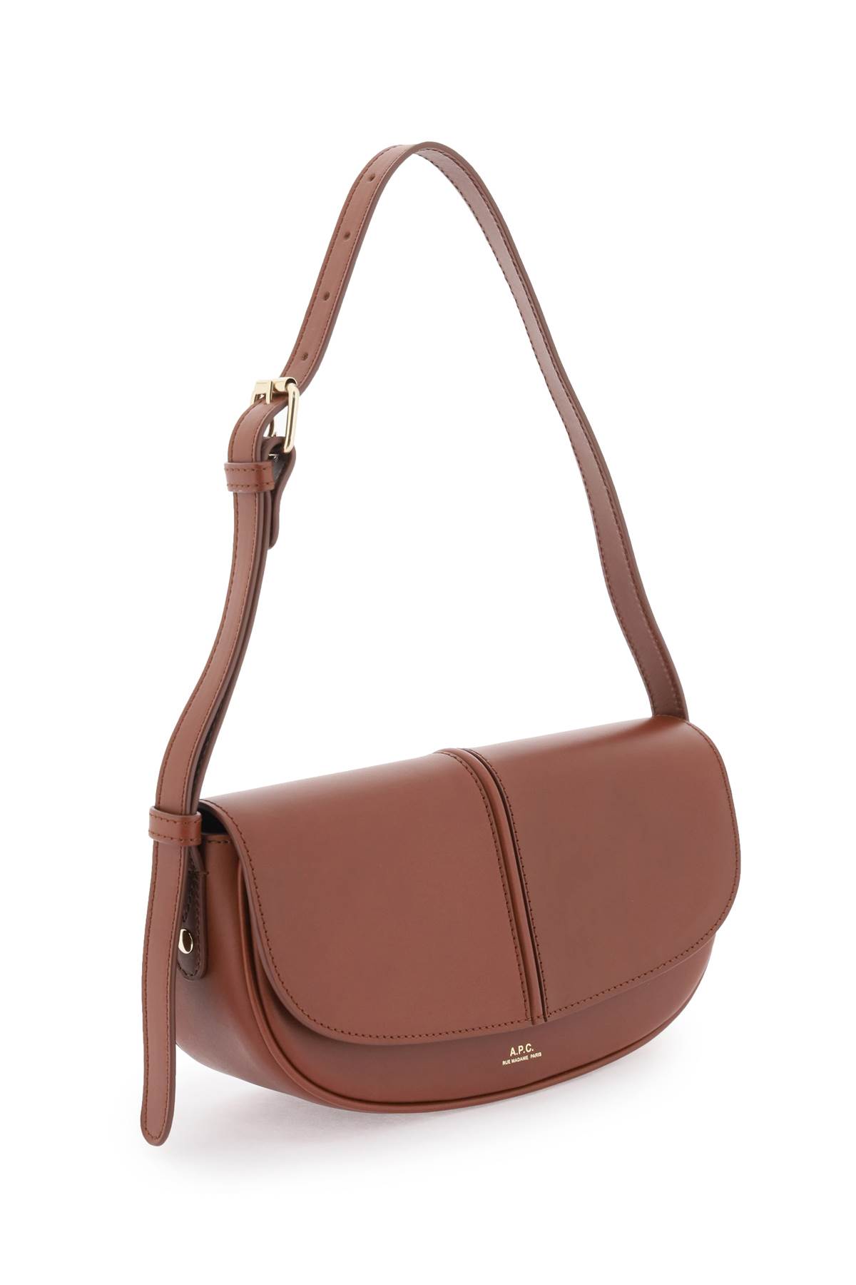 Shop Apc Betty Shoulder Bag In Noisette (brown)