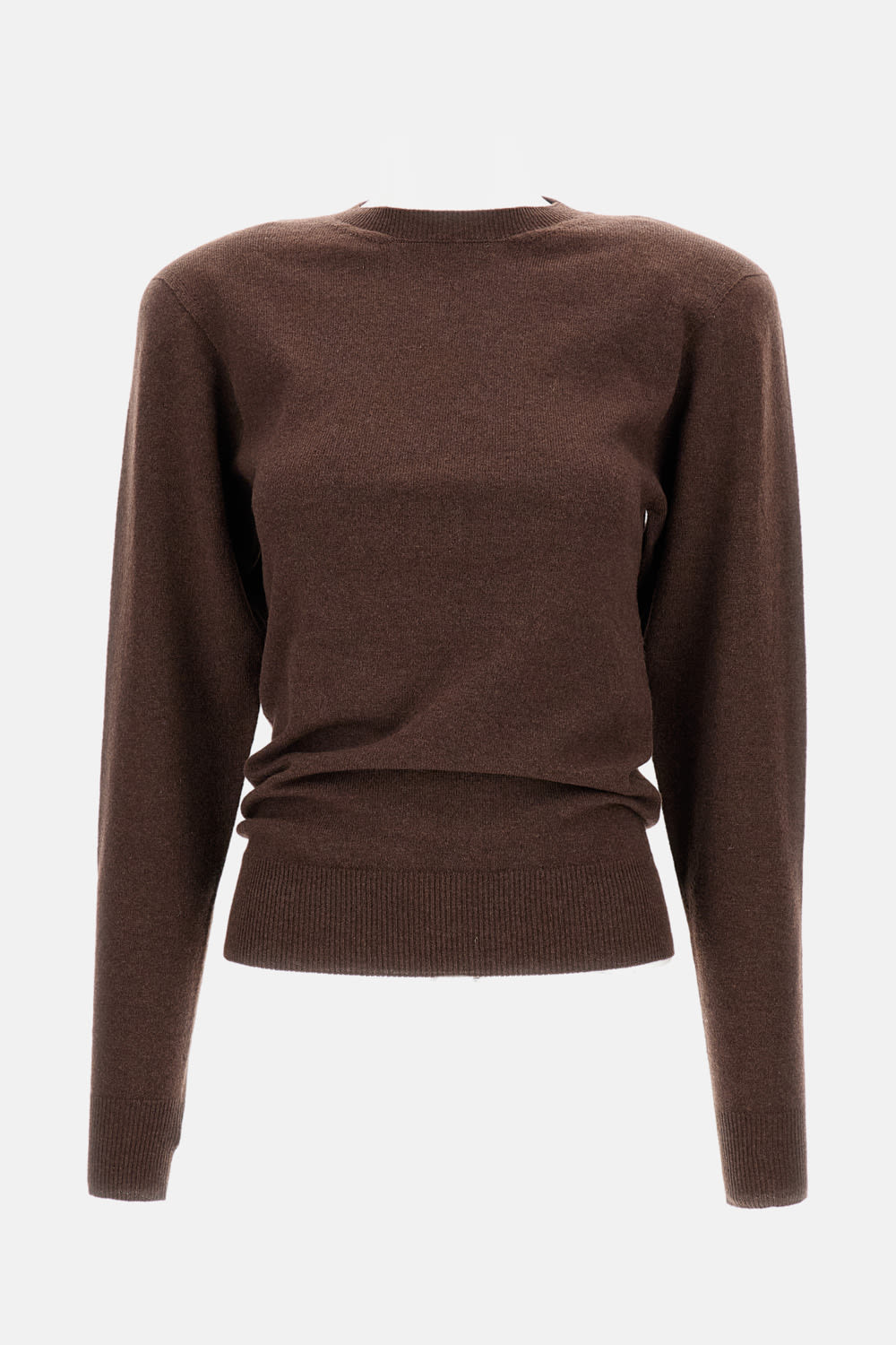 Stella Mccartney Cashmere And Wool Jumper In Brown