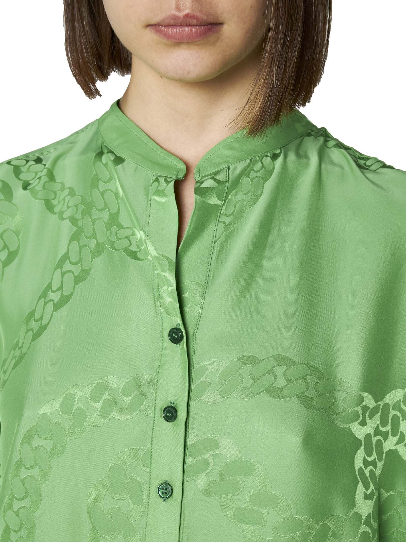 Stella Mccartney Shirt In Green Viscose In Green