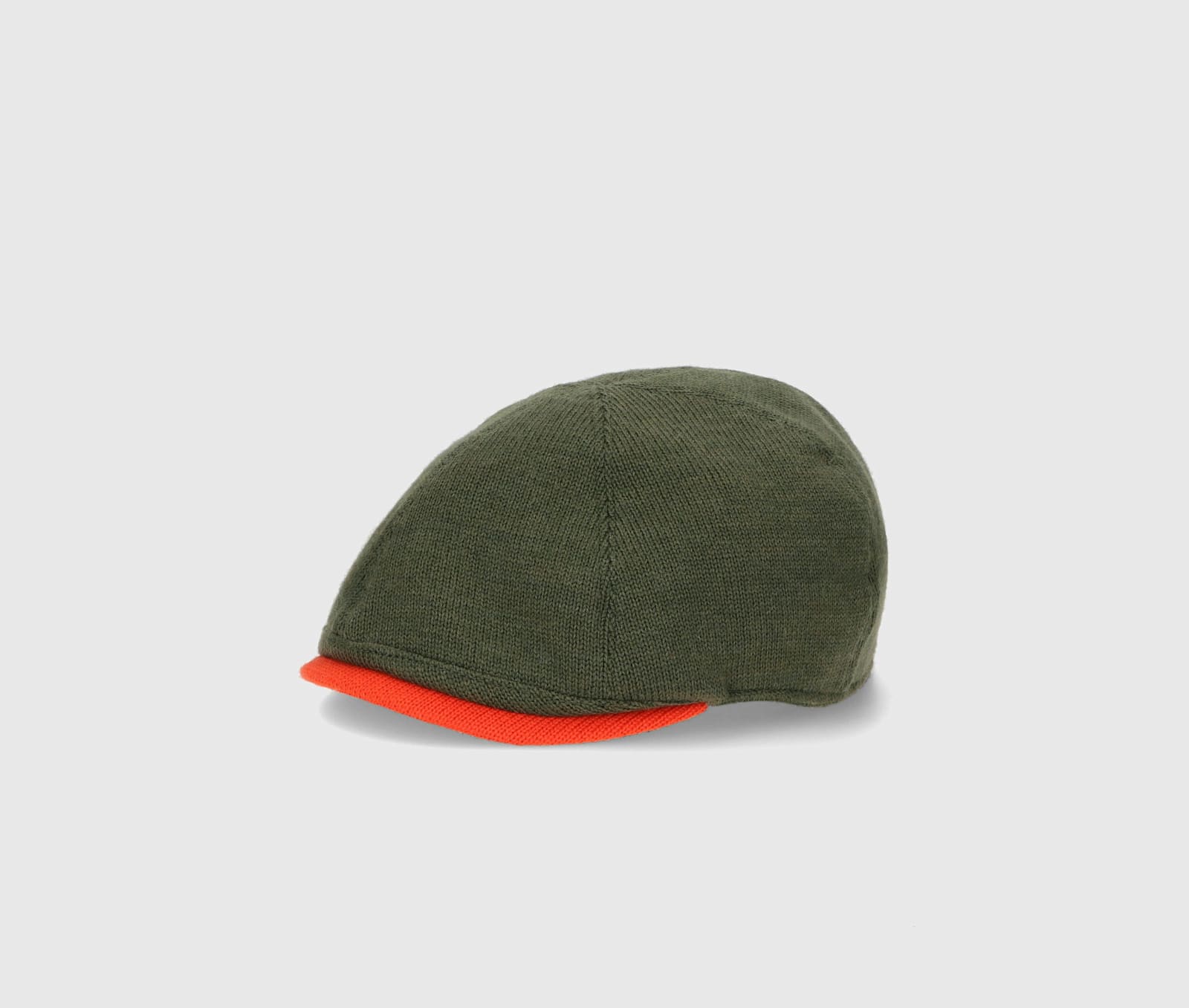 Shop Borsalino Beppe Bicolor Flat Beret In Orange