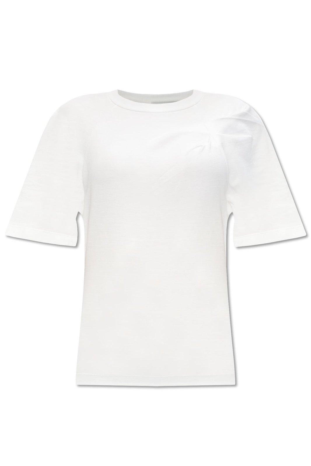 Umae Pleat Detailed T-shirt